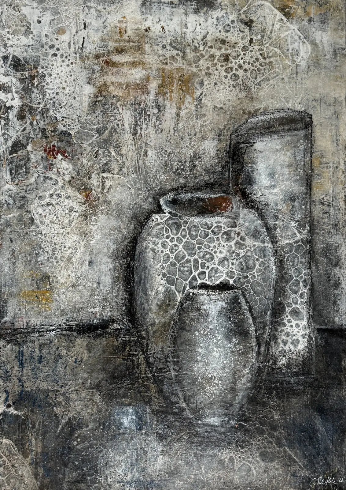 Akrylmålning Tillsammans av C. T. Hoffmann