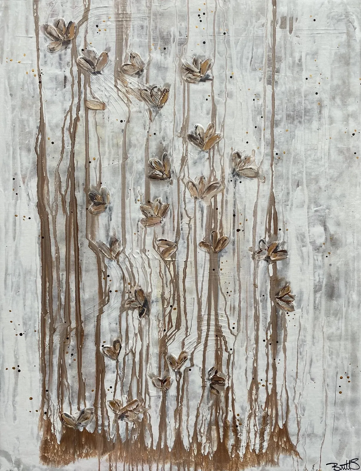 Akrylmålning Stilla av Britt Svantesson