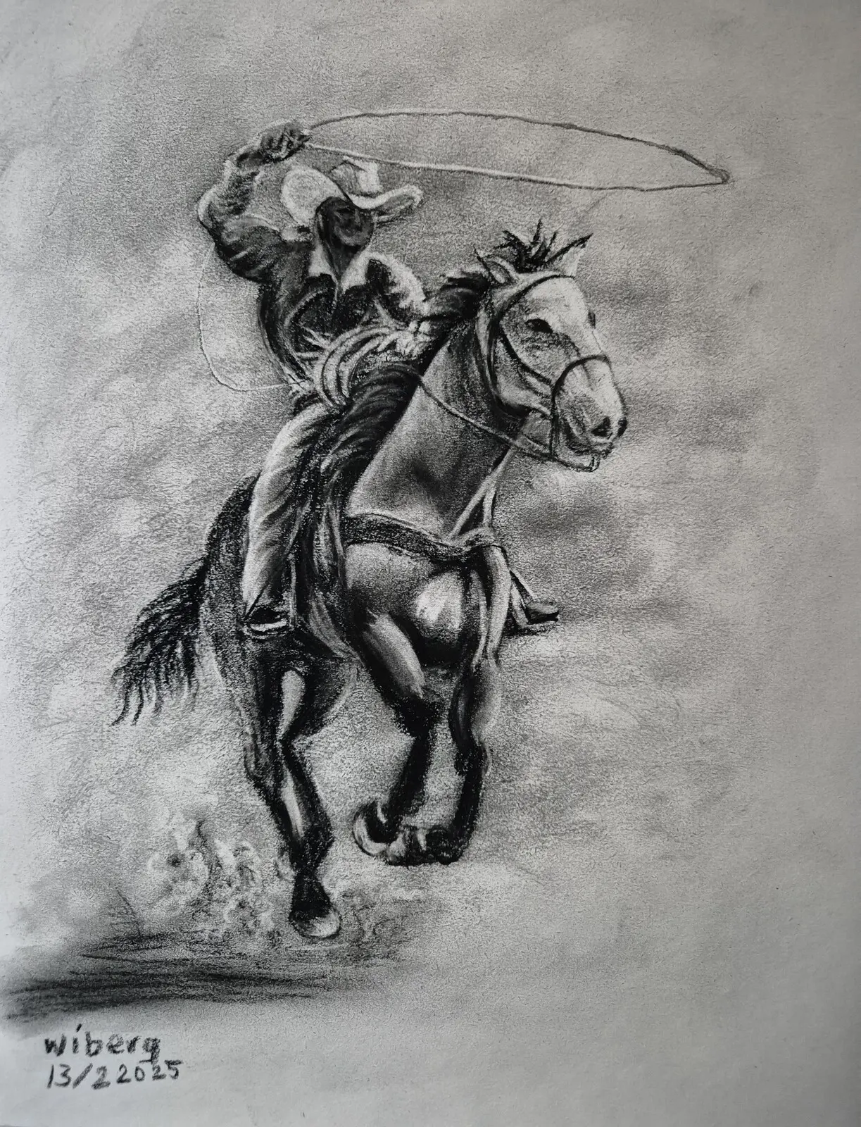 4. Cowboy med lasso av Anders Wiberg