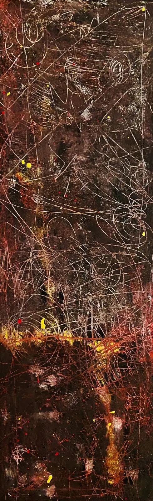 Akrylmålning PMS av Laima Lygnugarytė