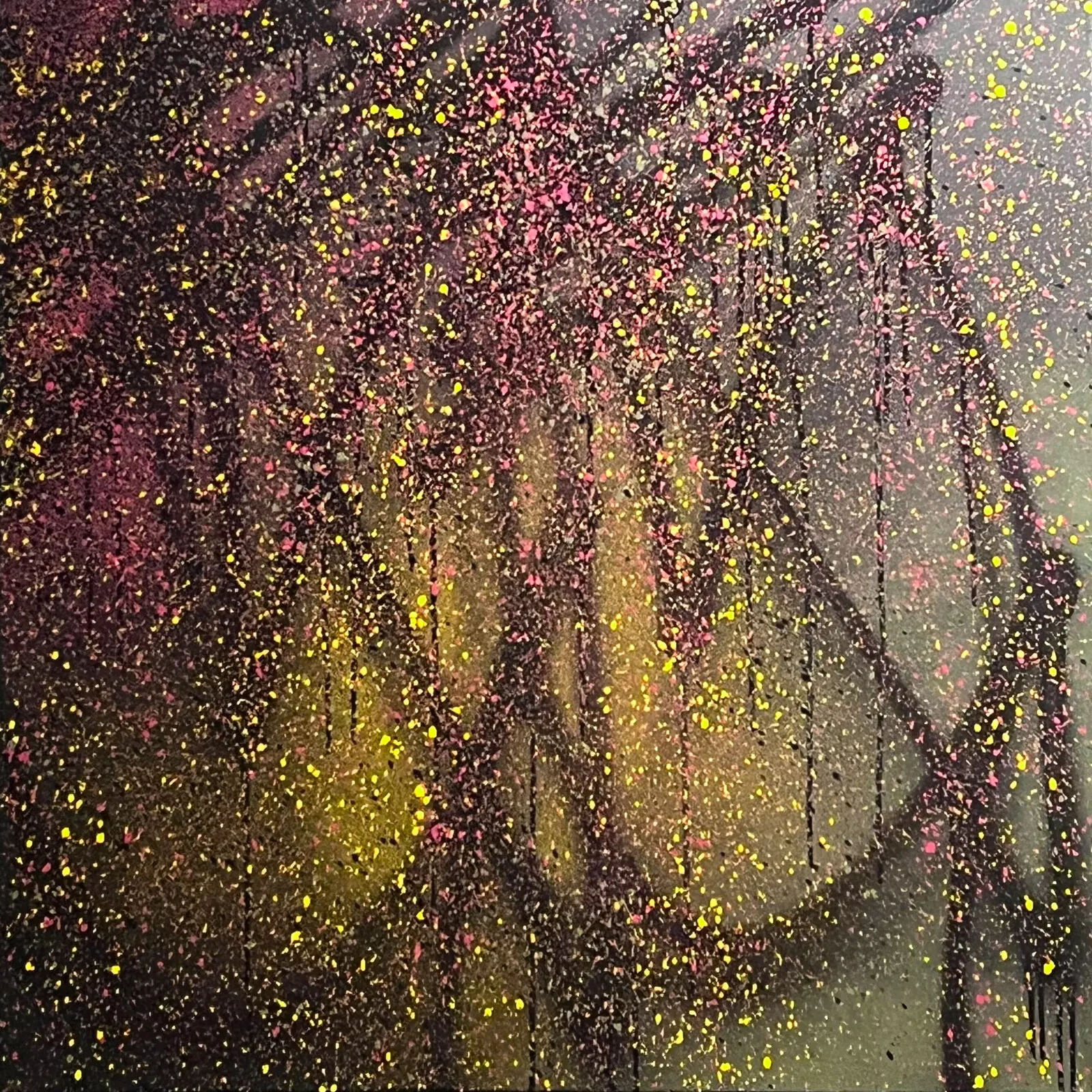 Akrylmålning Y2025—C7 av SkyOne Tobias Johansson