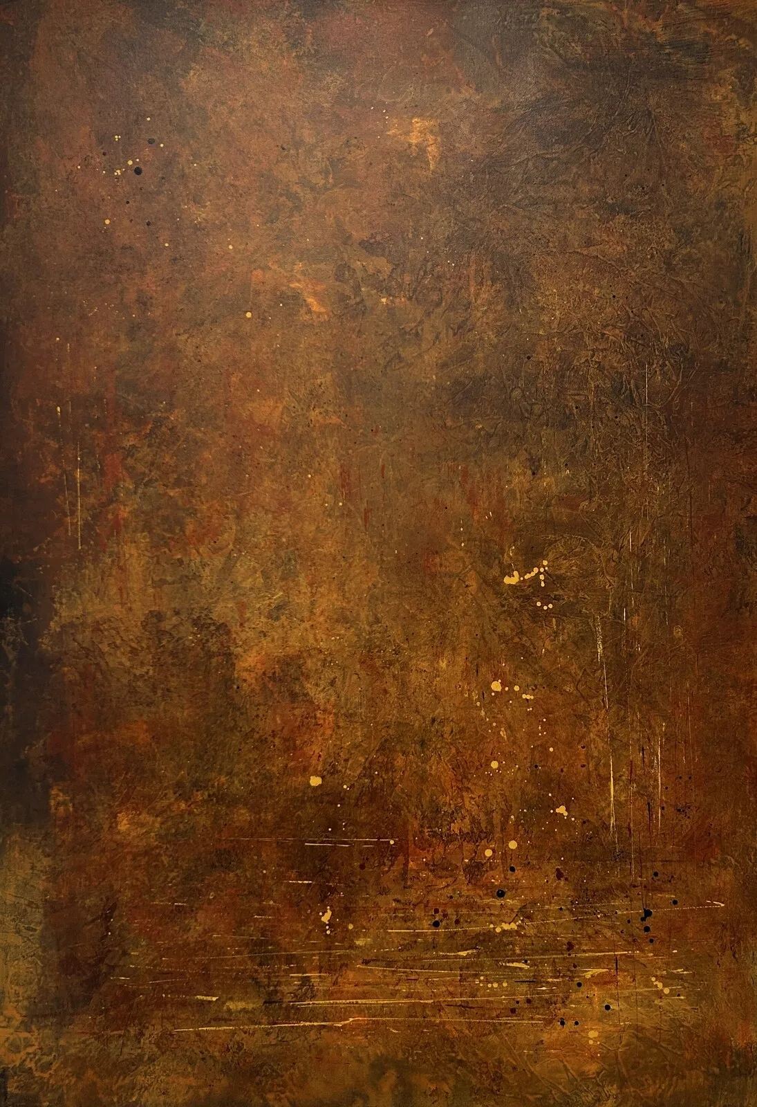 Akrylmålning On reflection av Noel Ekstrand