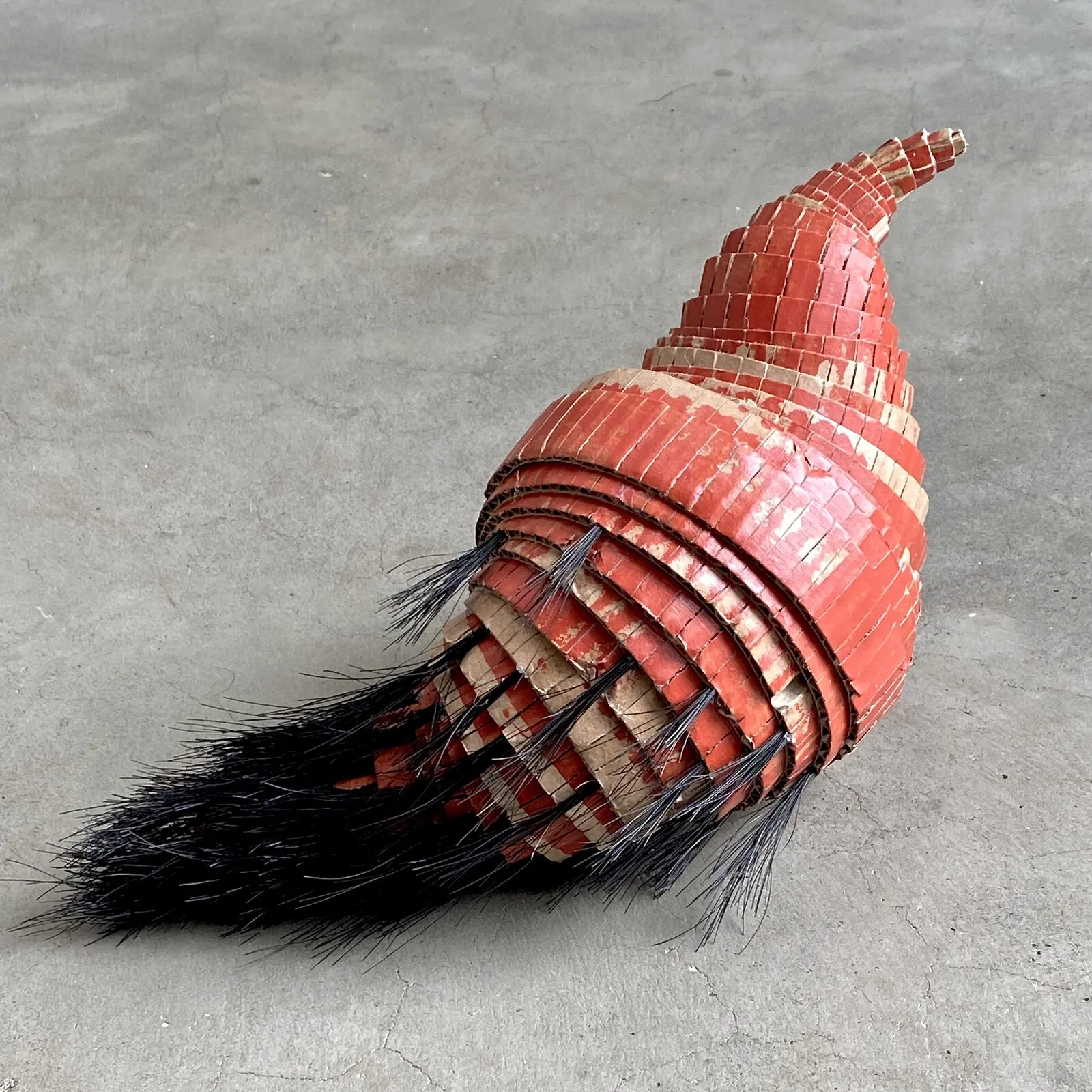 Skulptur Horsetail snail av Lucas Nagel