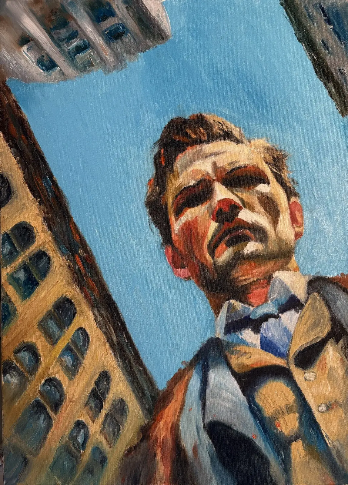 Oljemålning Tro inte att du är nåt av Pär Lilliehorn