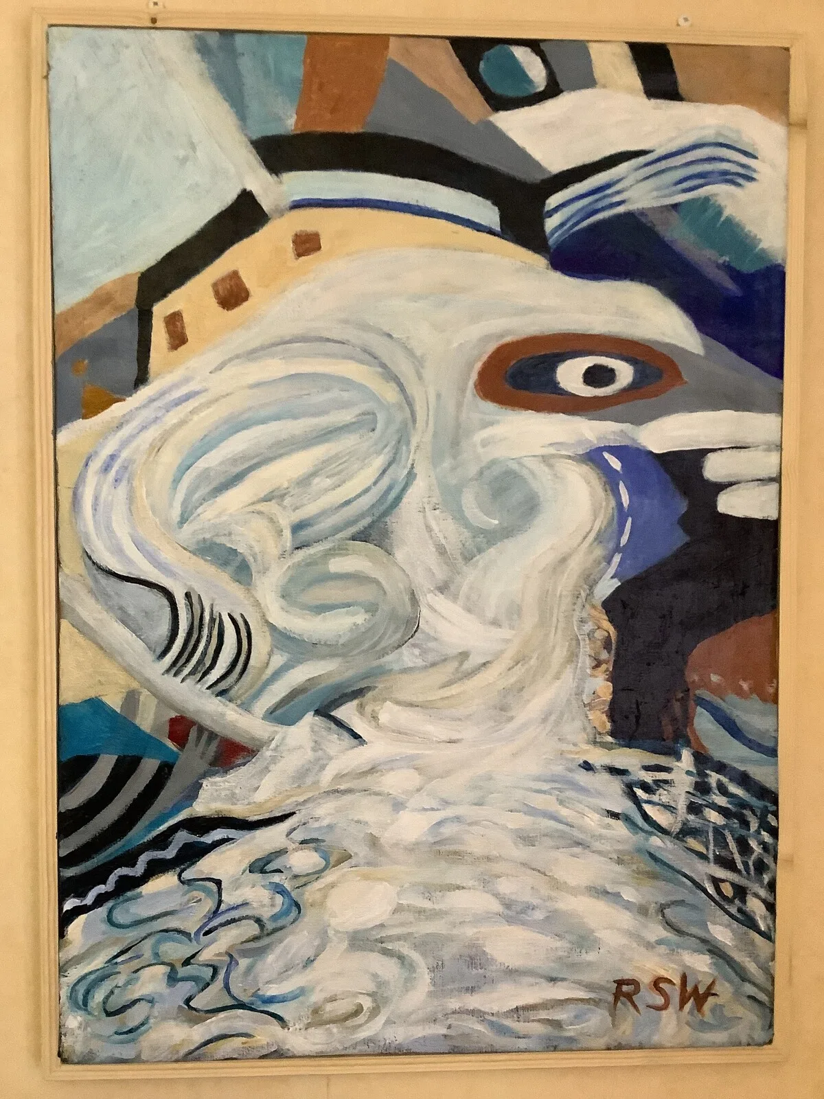 Akrylmålning Tolpagorni av Rose Marie Westerlund