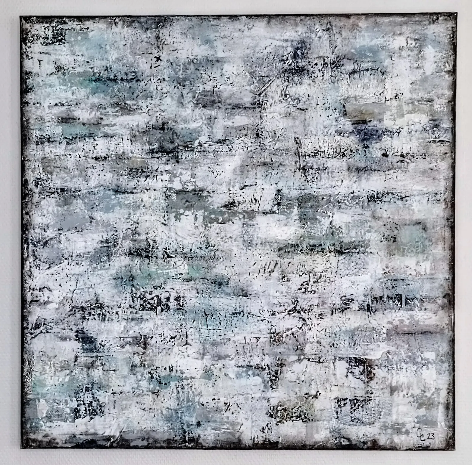 Akrylmålning Bohuslän av GRETA LINDERBORG