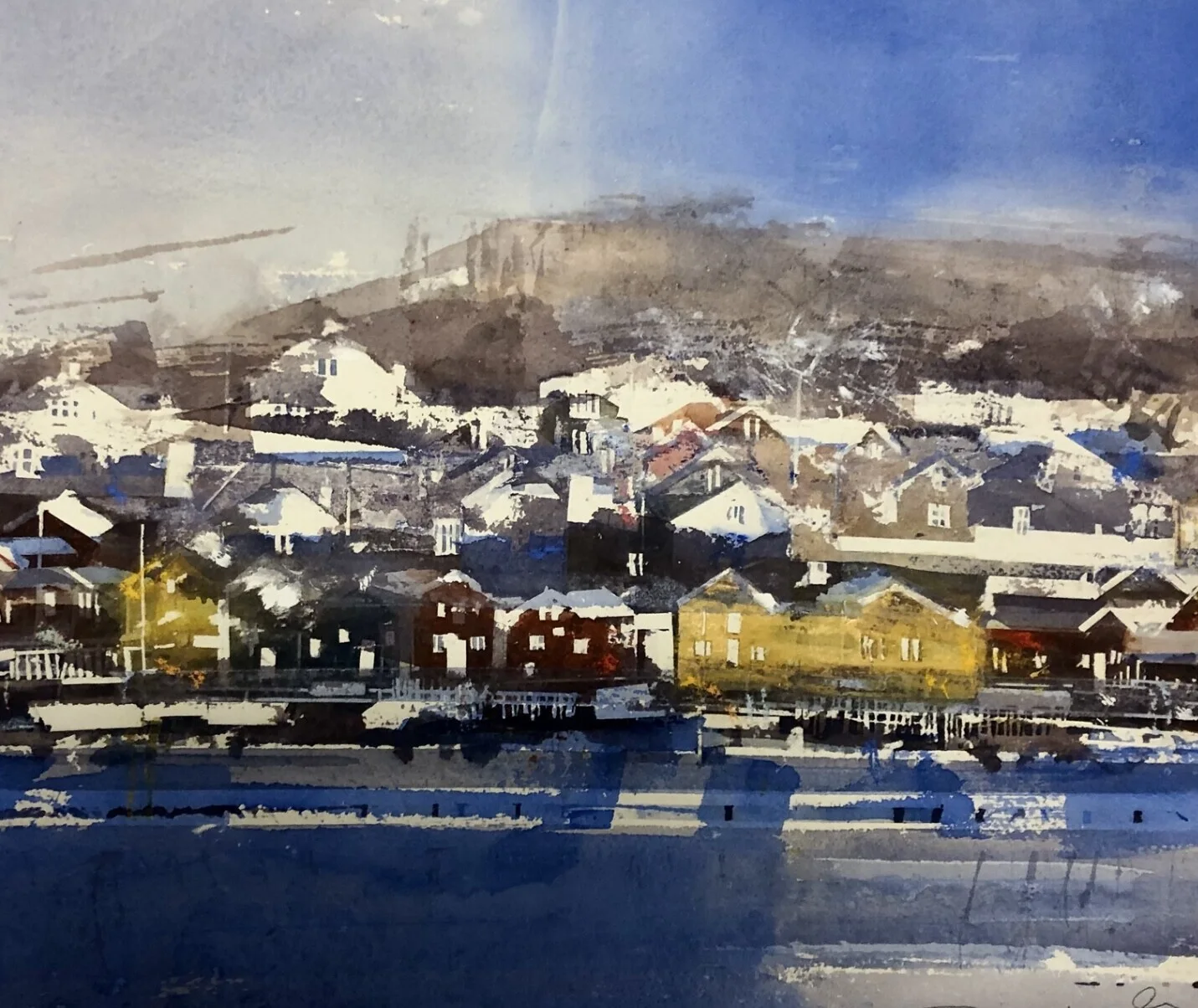 Akvarell av Kent Malmberg