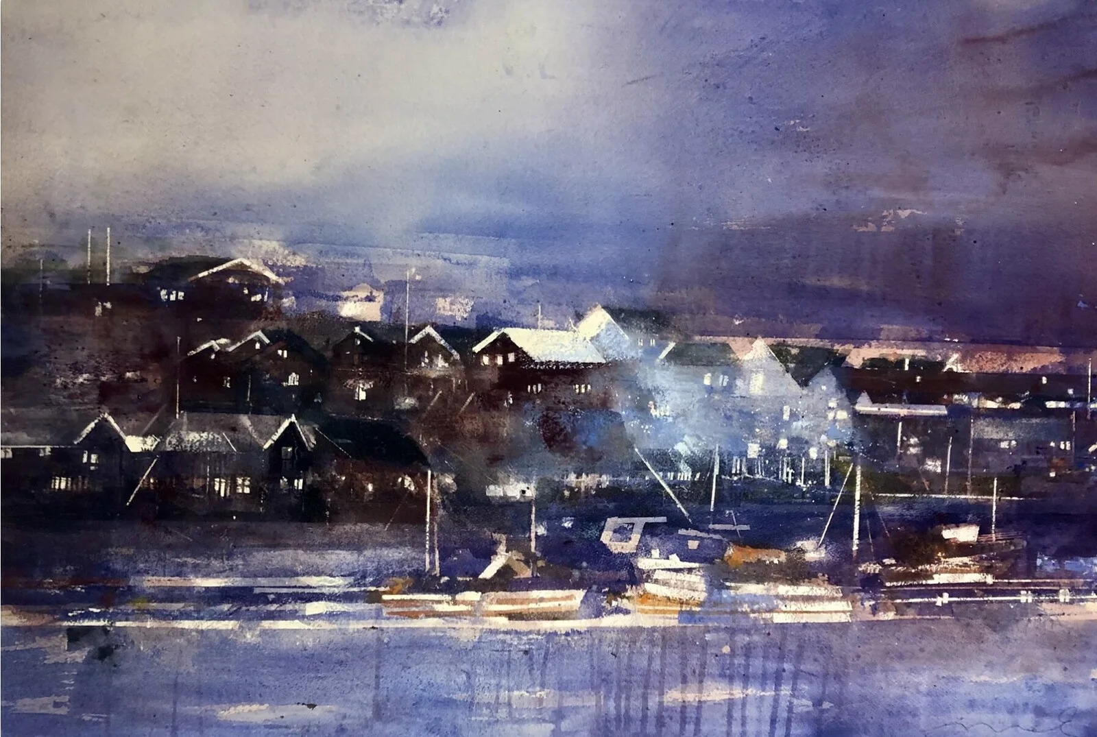 Akvarell av Kent Malmberg