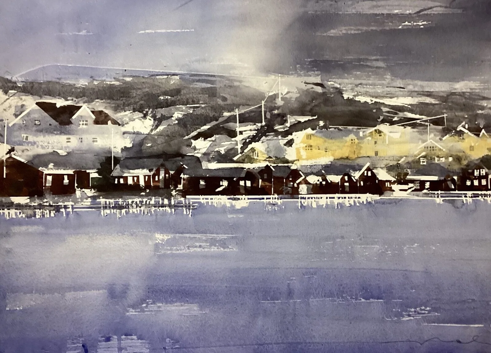 Akvarell av Kent Malmberg