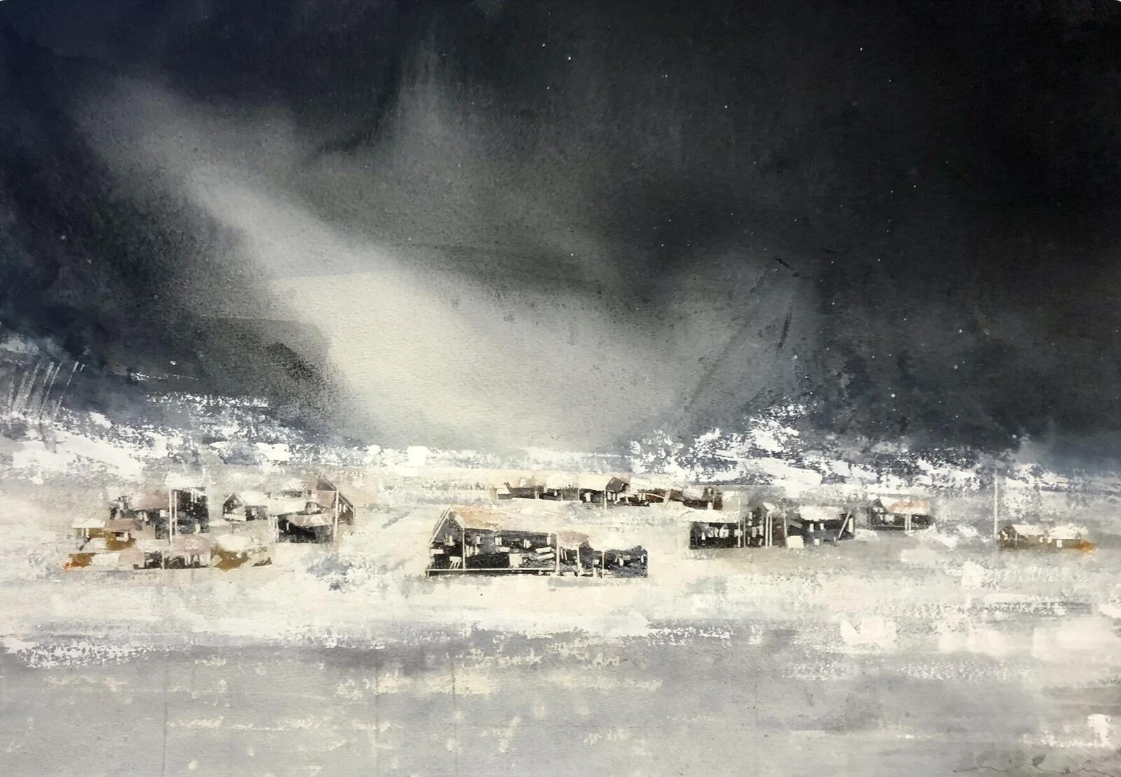 Akvarell av Kent Malmberg