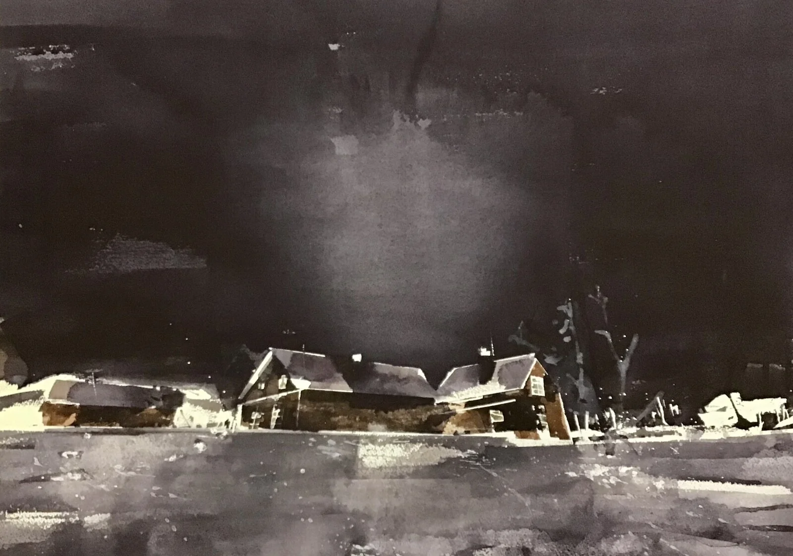 Akvarell av Kent Malmberg