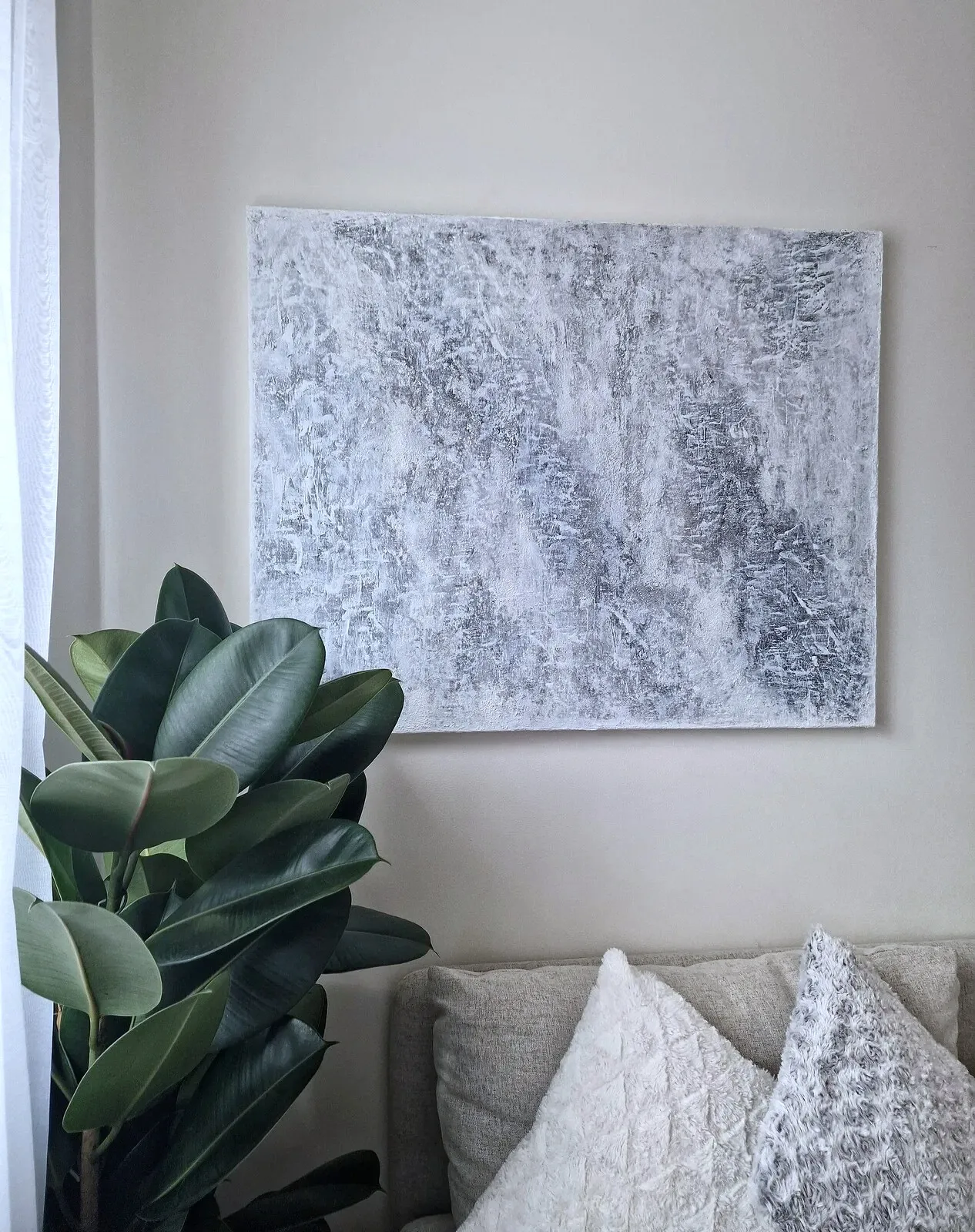 Akrylmålning Untitled No. 8 av Sara Axundova