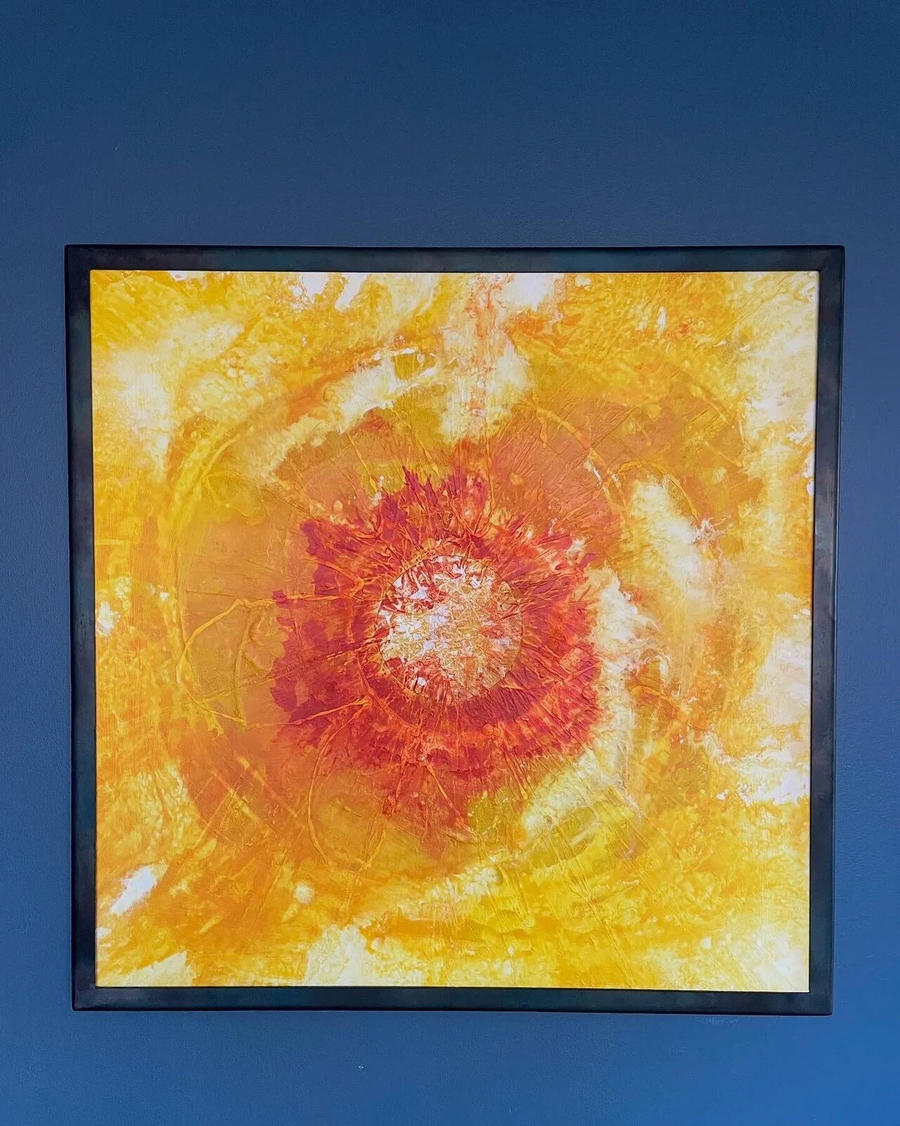 Akrylmålning Sun av ArtbyMarthina Holmqvist