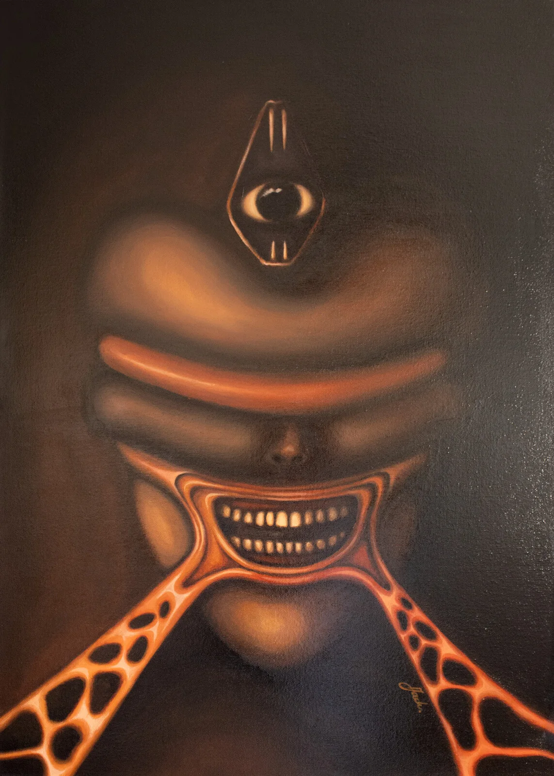 Akrylmålning (3) Anxiety av Martyna Jach