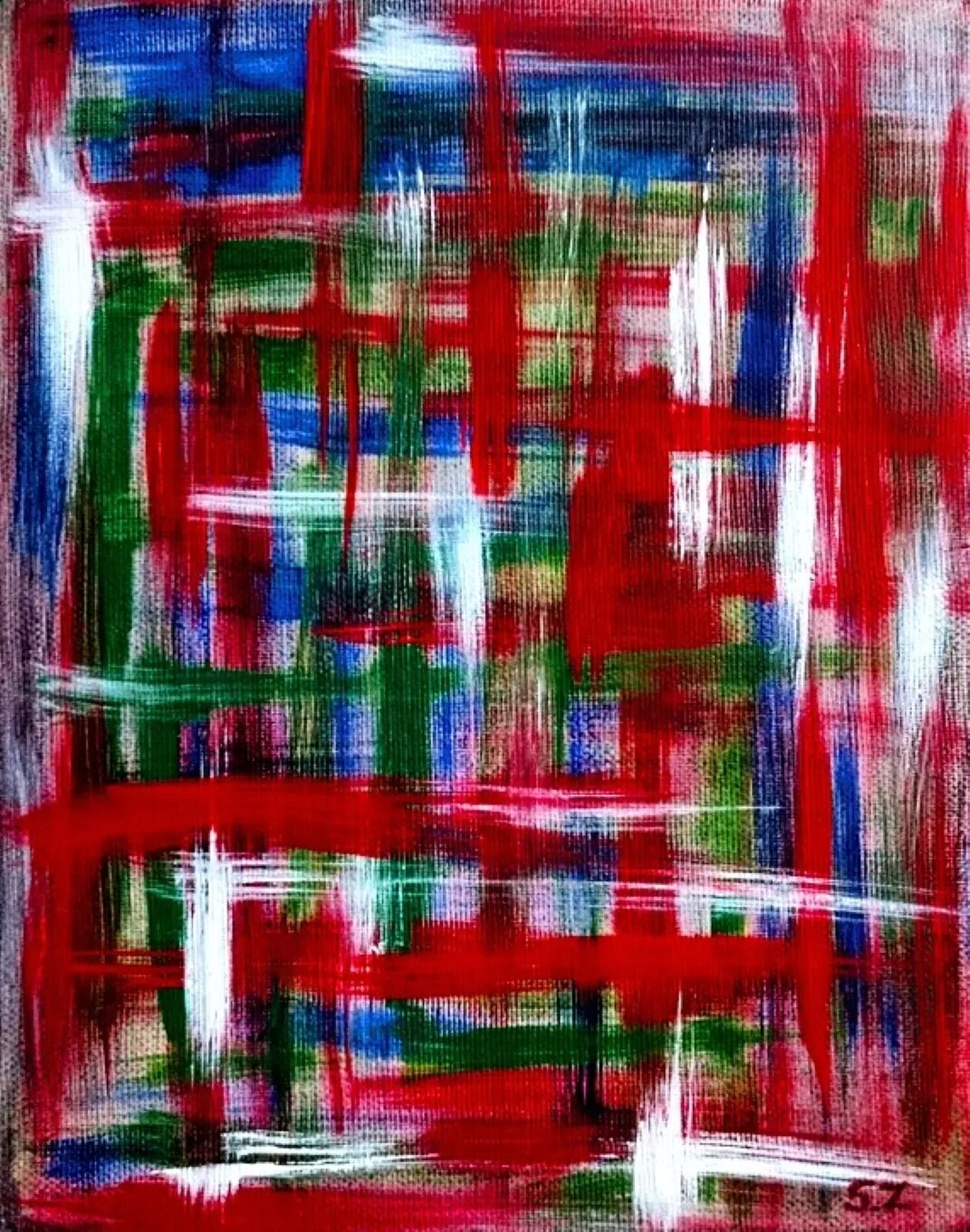 Oljemålning Ärlighet av Sandra Zancotti