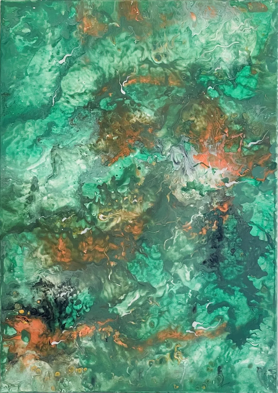 Akrylmålning Vår av Sanaz Aghaei