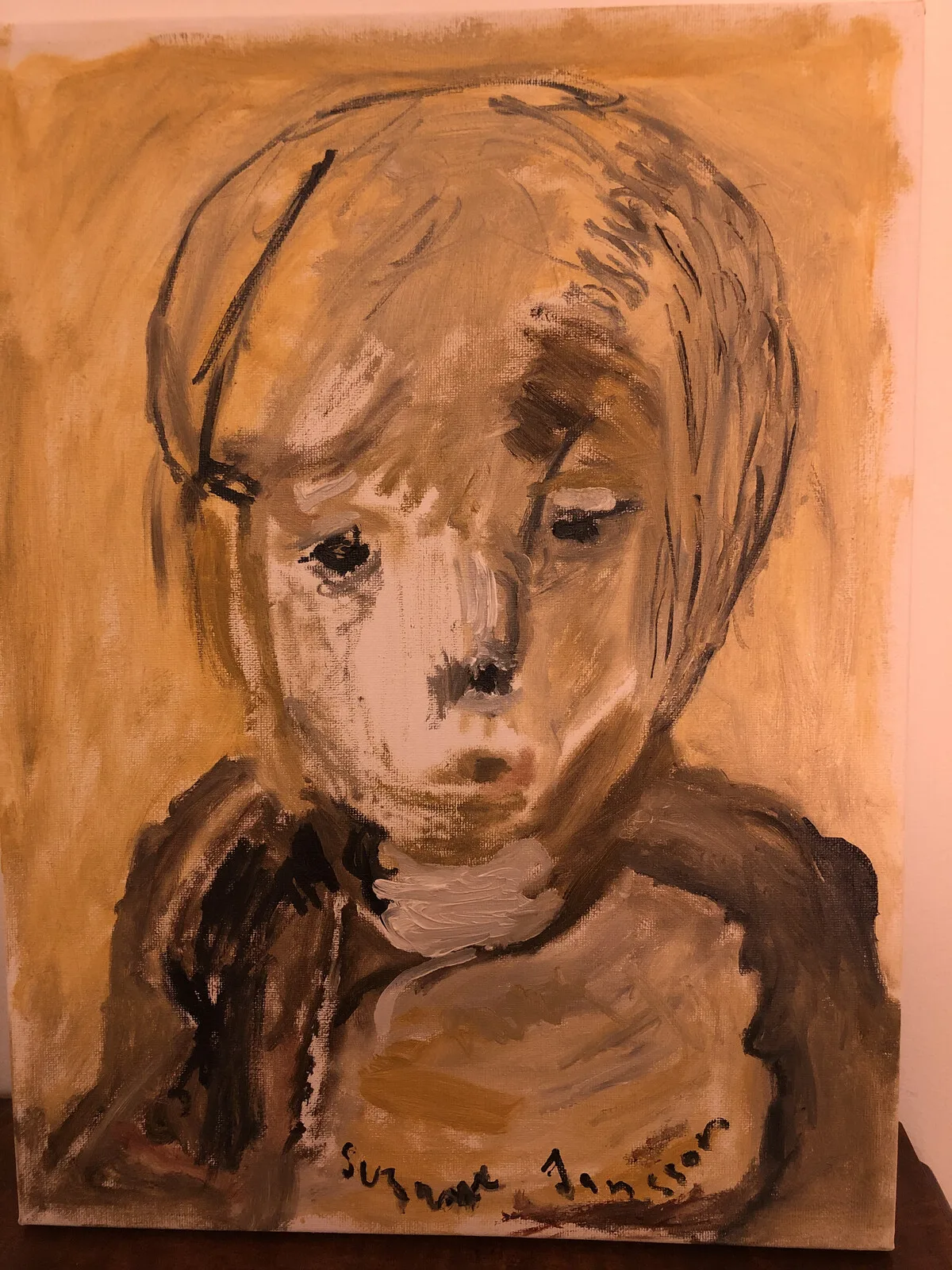 Oljemålning 0703951675 av Suzanne Jansson