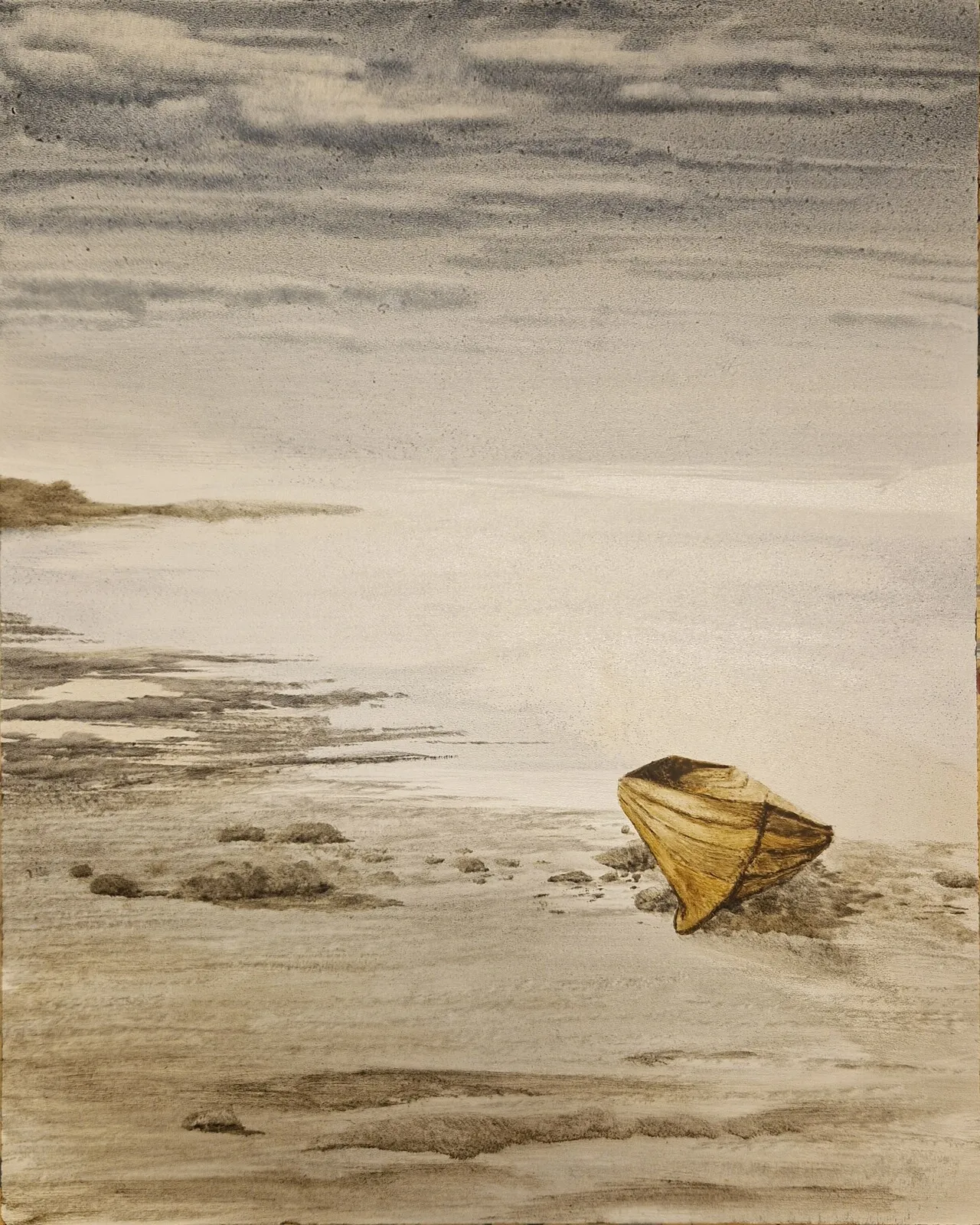 Akrylmålning Eka av Daniel Thelin