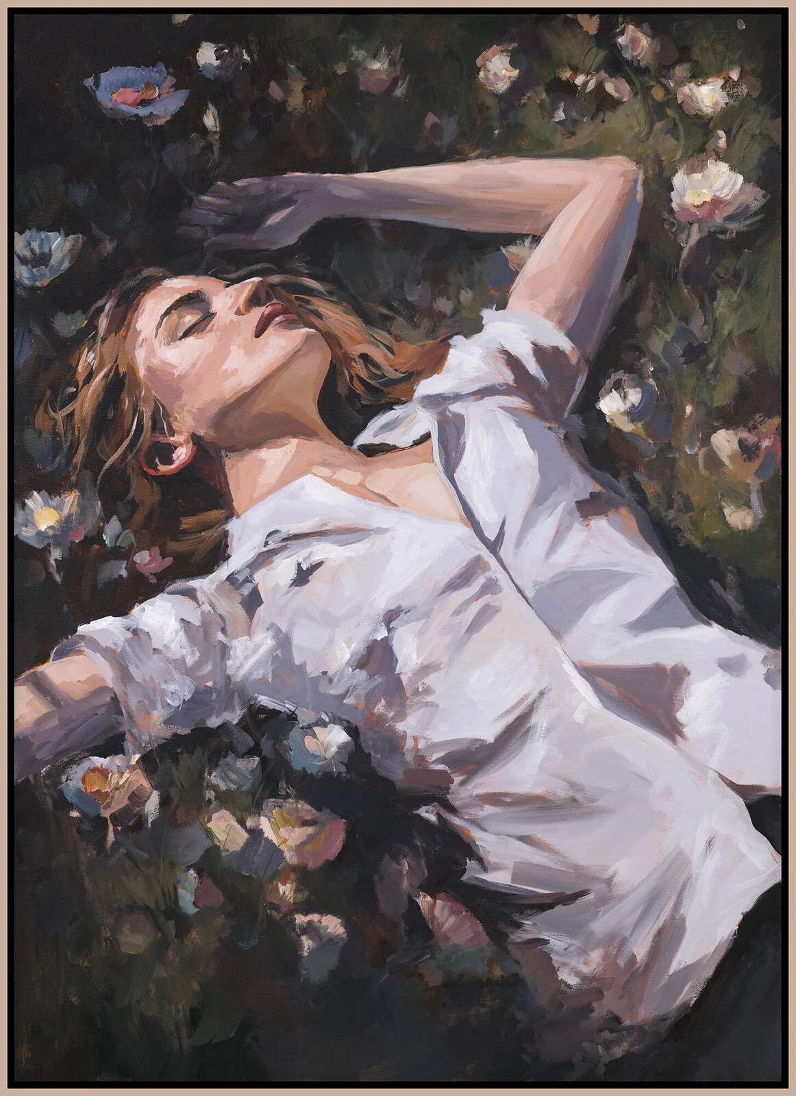 Akrylmålning At peace av Tomas Hammar