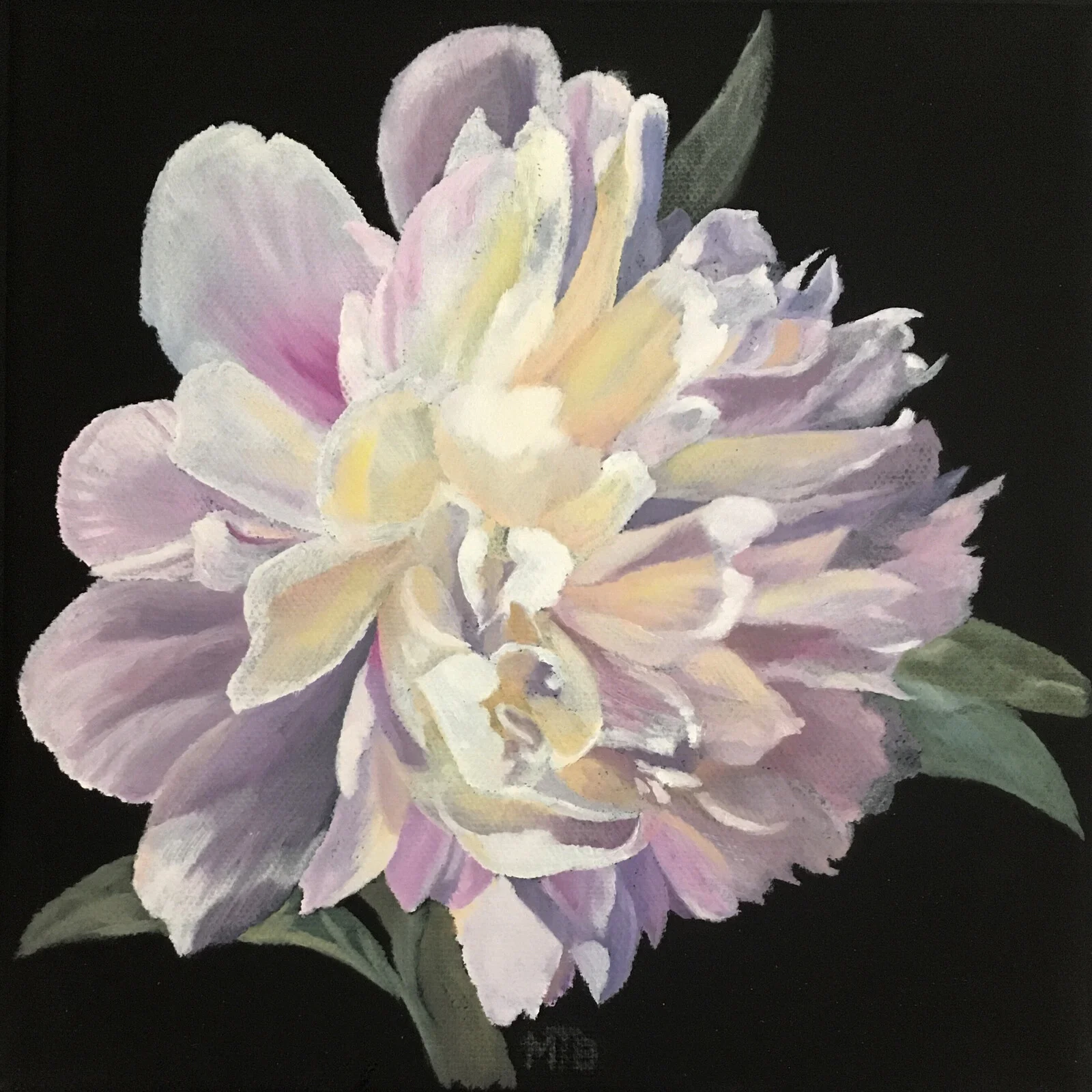 Oljemålning Leinas (Freedom) av Maud Thilén Bengtsson