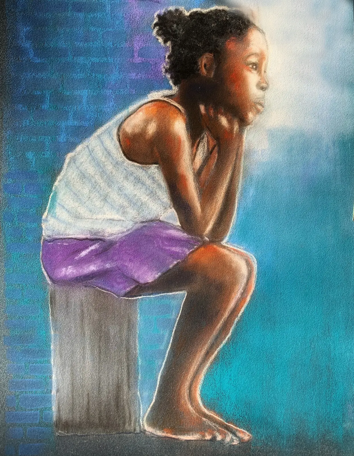 Sitting in the light av Karin Sköld