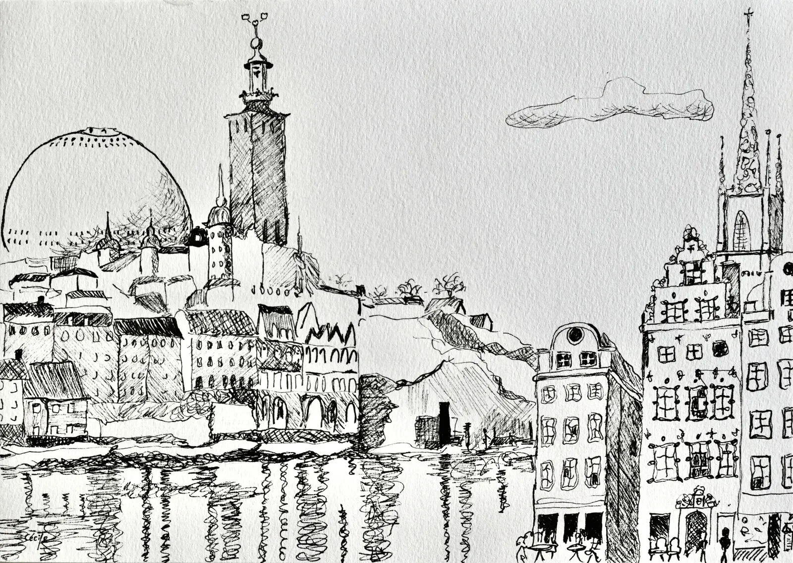 Perles à Stockholm av Cécile Hansson