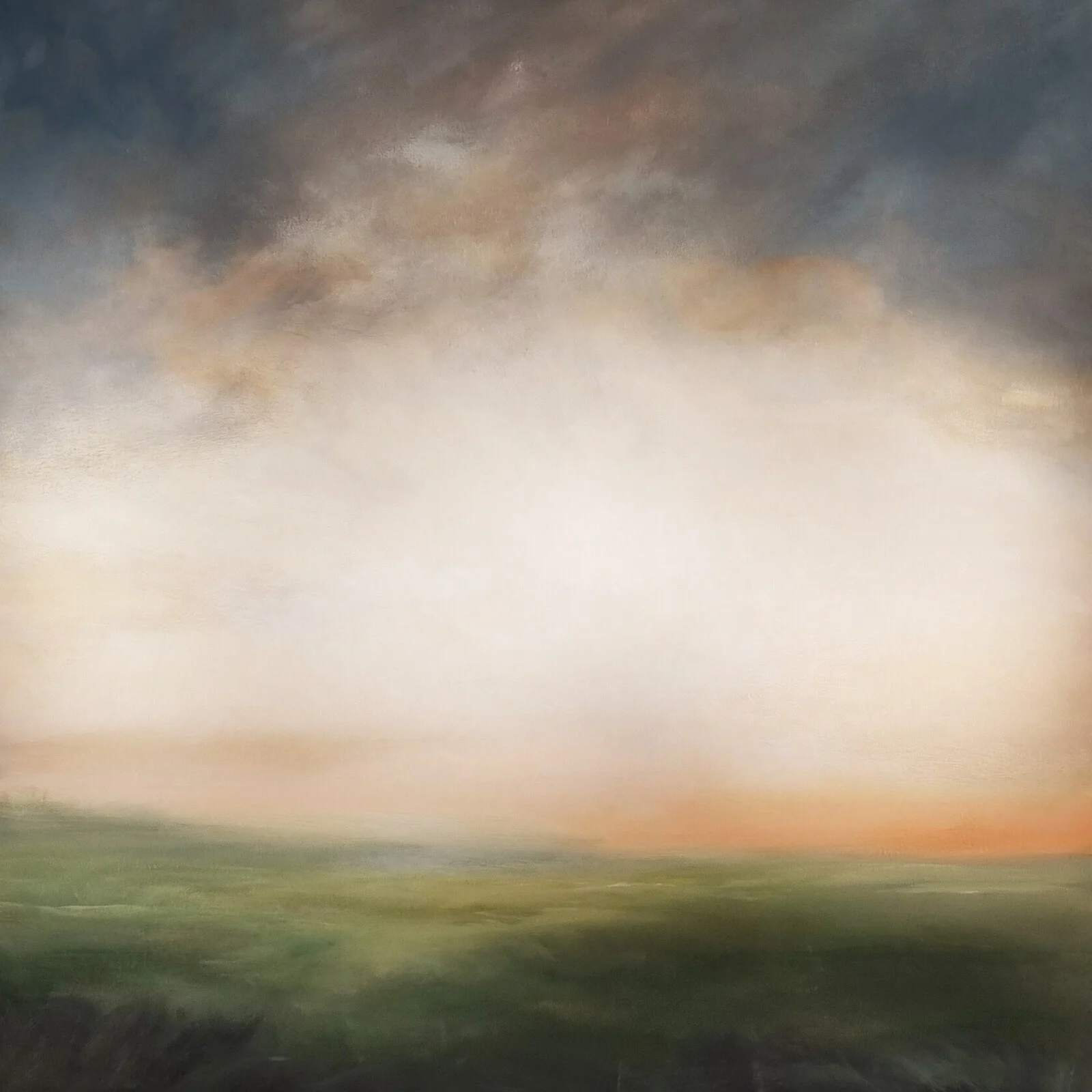 Akrylmålning Södra backarna av Lola Blomquist Art Blomquist