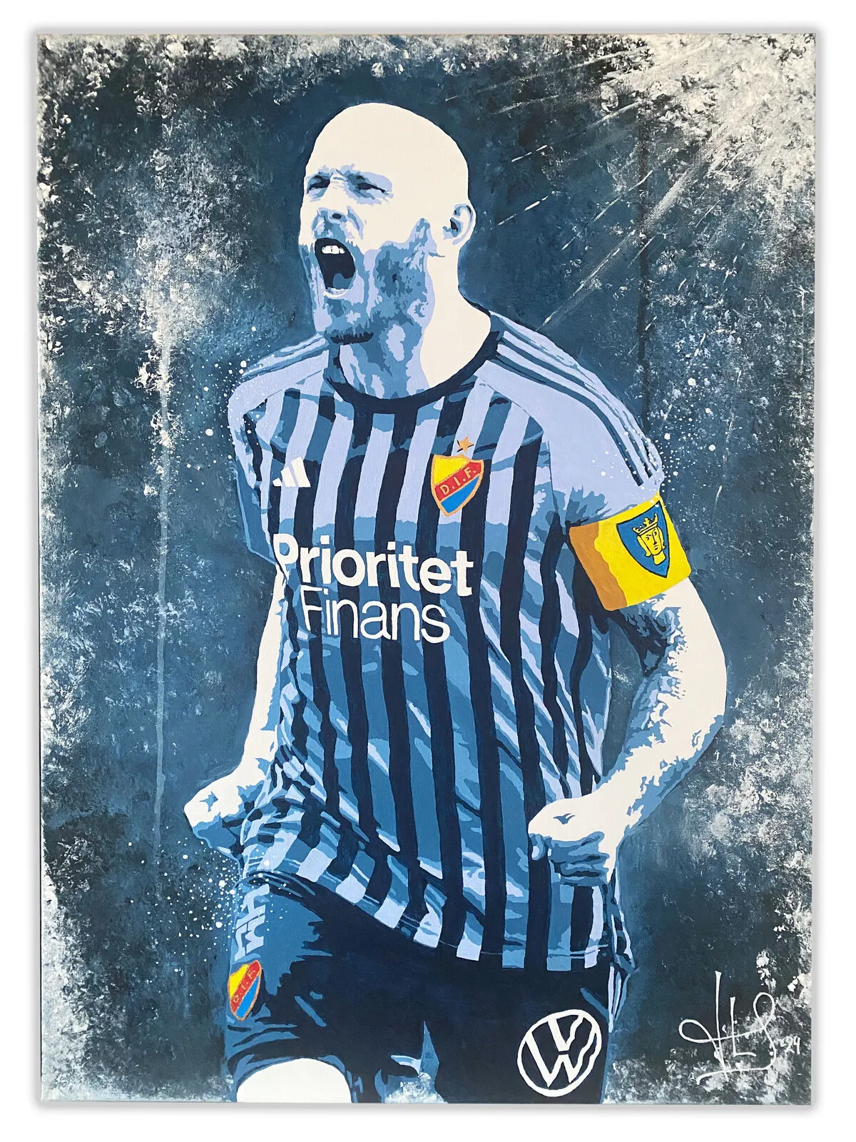 Akrylmålning Magnus Eriksson, Djurgården av Joachim Ljungh Stenström