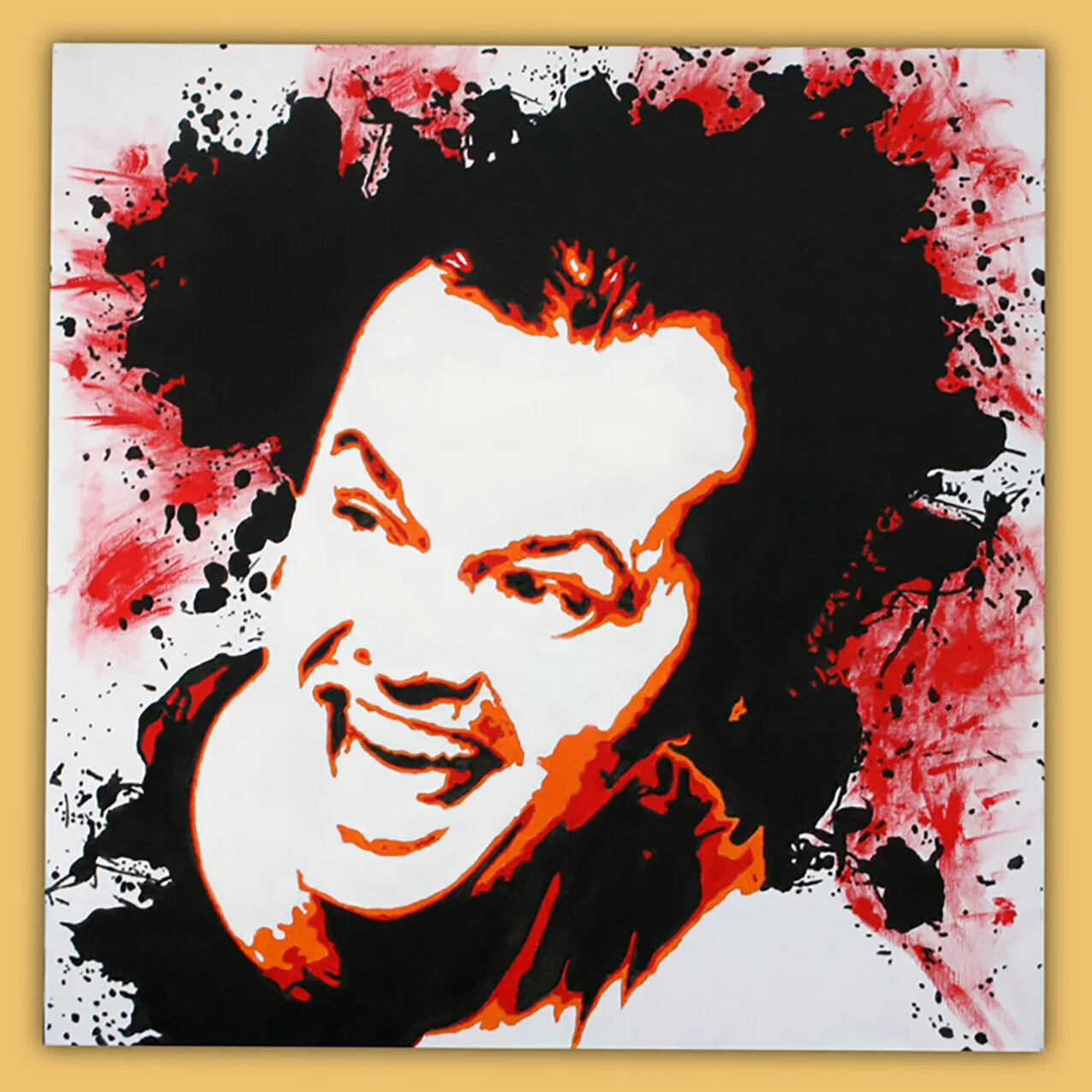Akrylmålning Jack Nicholson av Joachim Ljungh Stenström