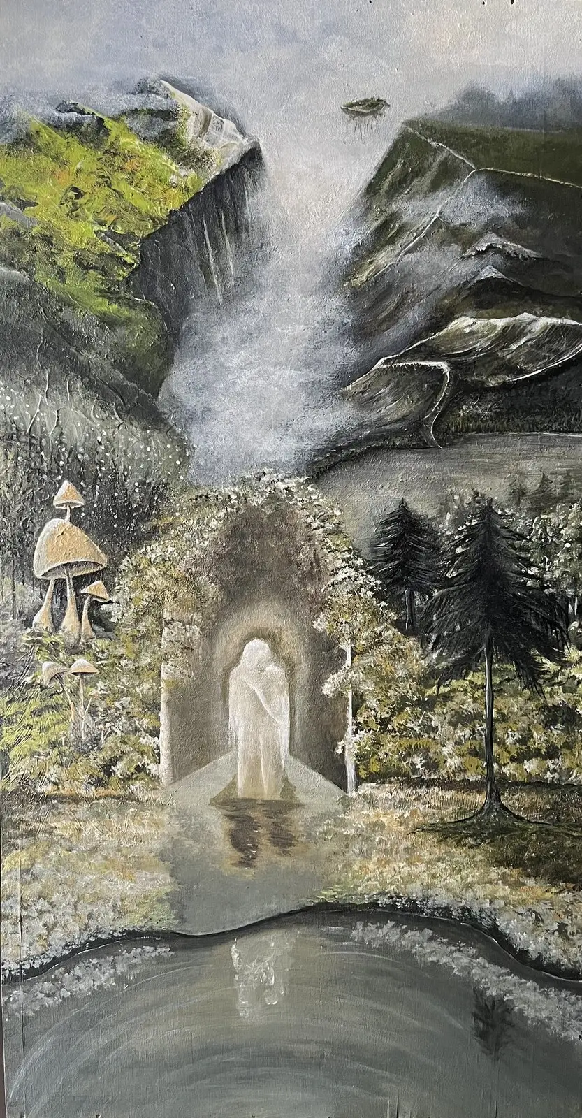 Akrylmålning Bara i drömmar av Jennie Werngren