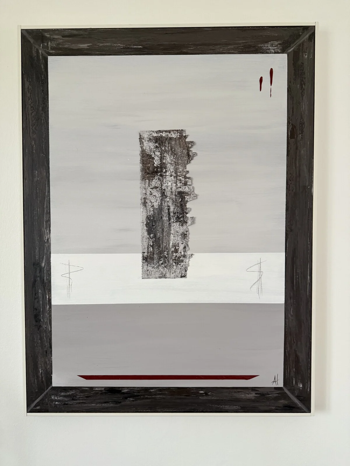 Akrylmålning Längtan av Anna Halonen