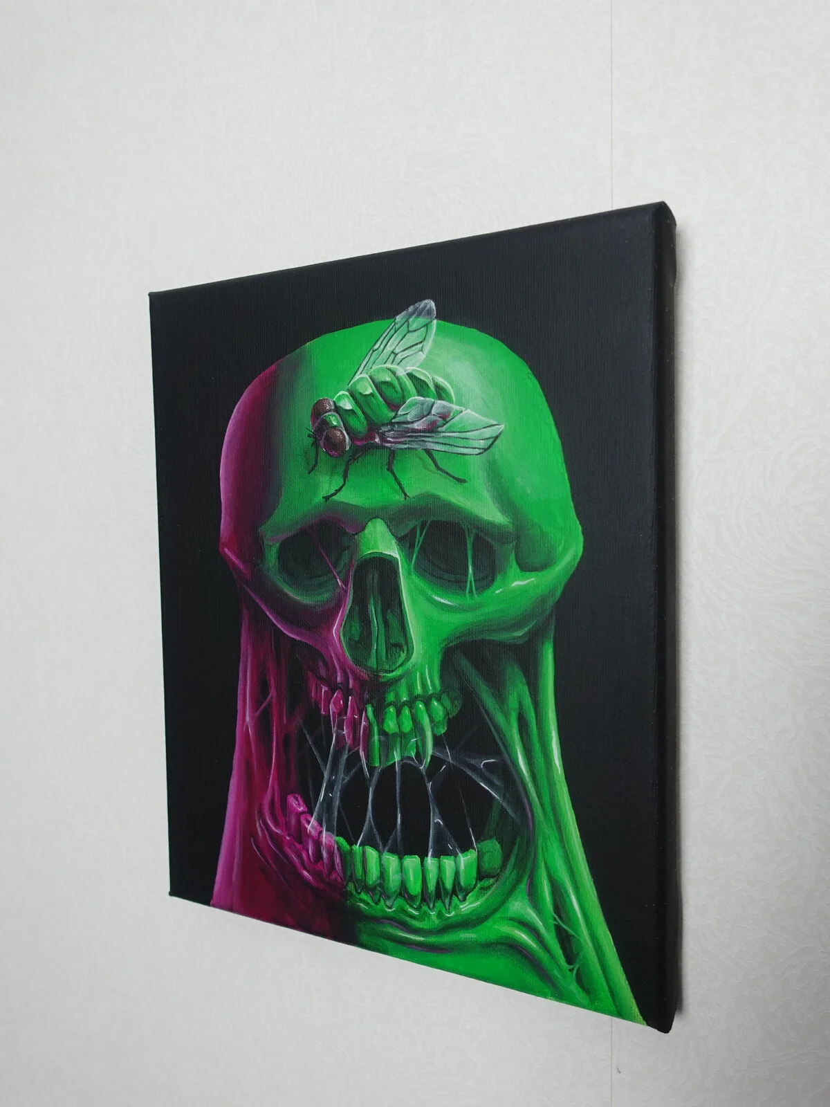 Akrylmålning Flylord av Hukish