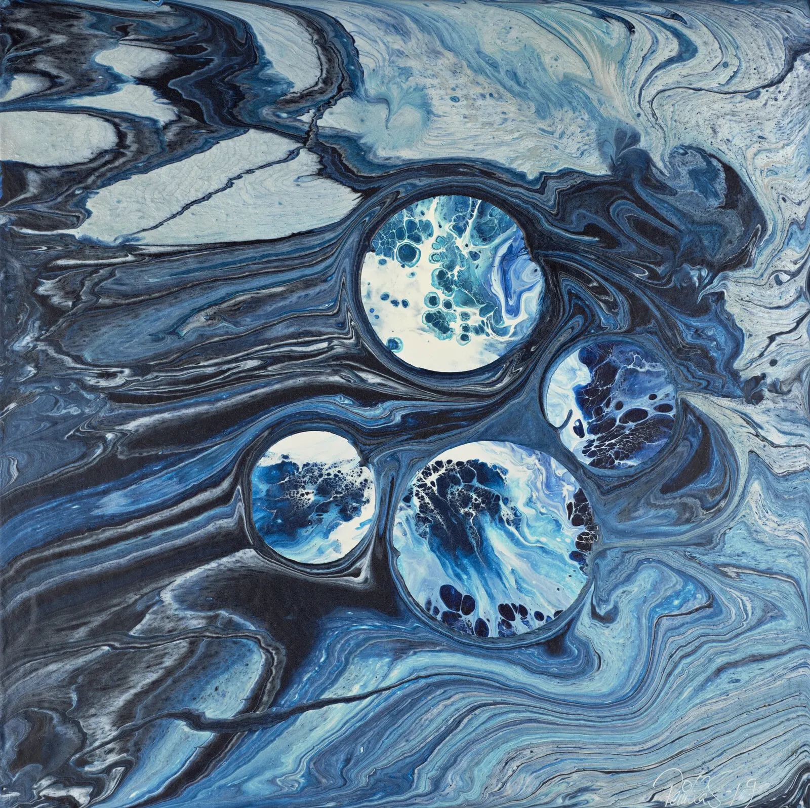 Akrylmålning 192 av Pernilla Söder