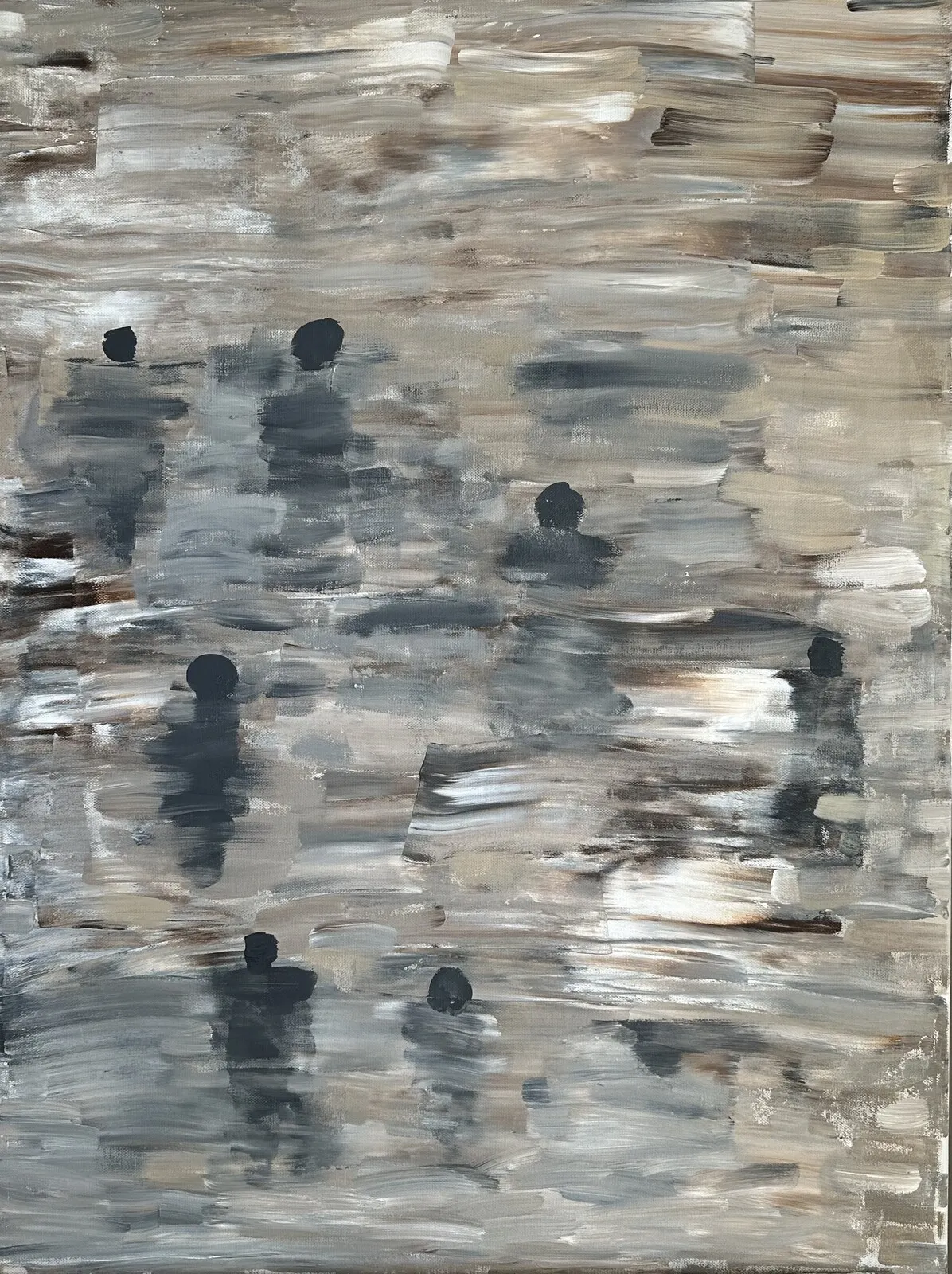 Akrylmålning På väg av Linda Thörnblom