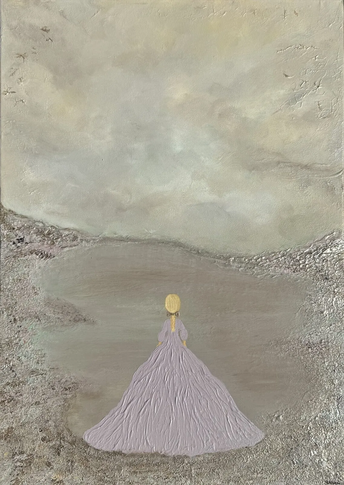 Akrylmålning Endless horizon av Sofia Wahlgren