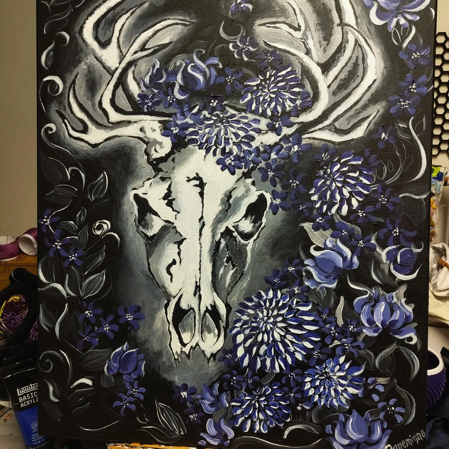 Akrylmålning av Sofie Ludvigsson