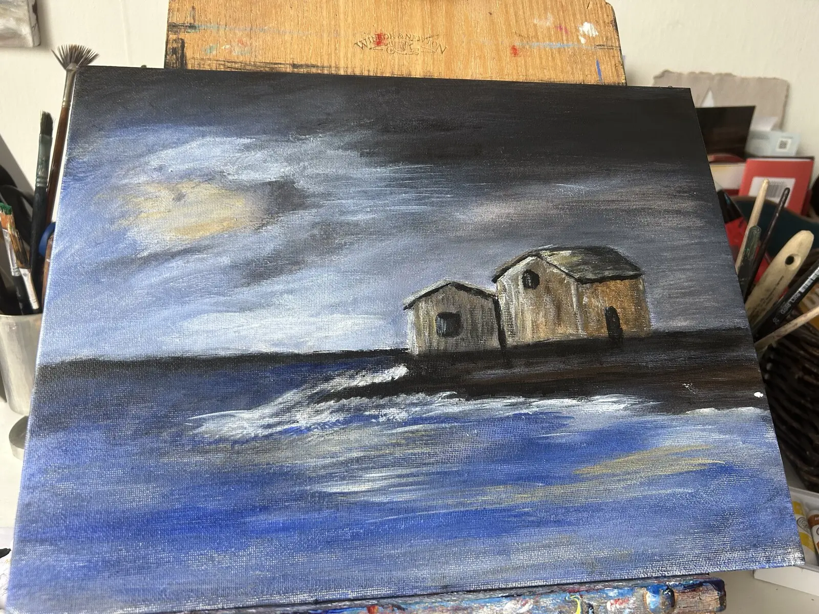 På en klippa vid havet av Eli Nordnes