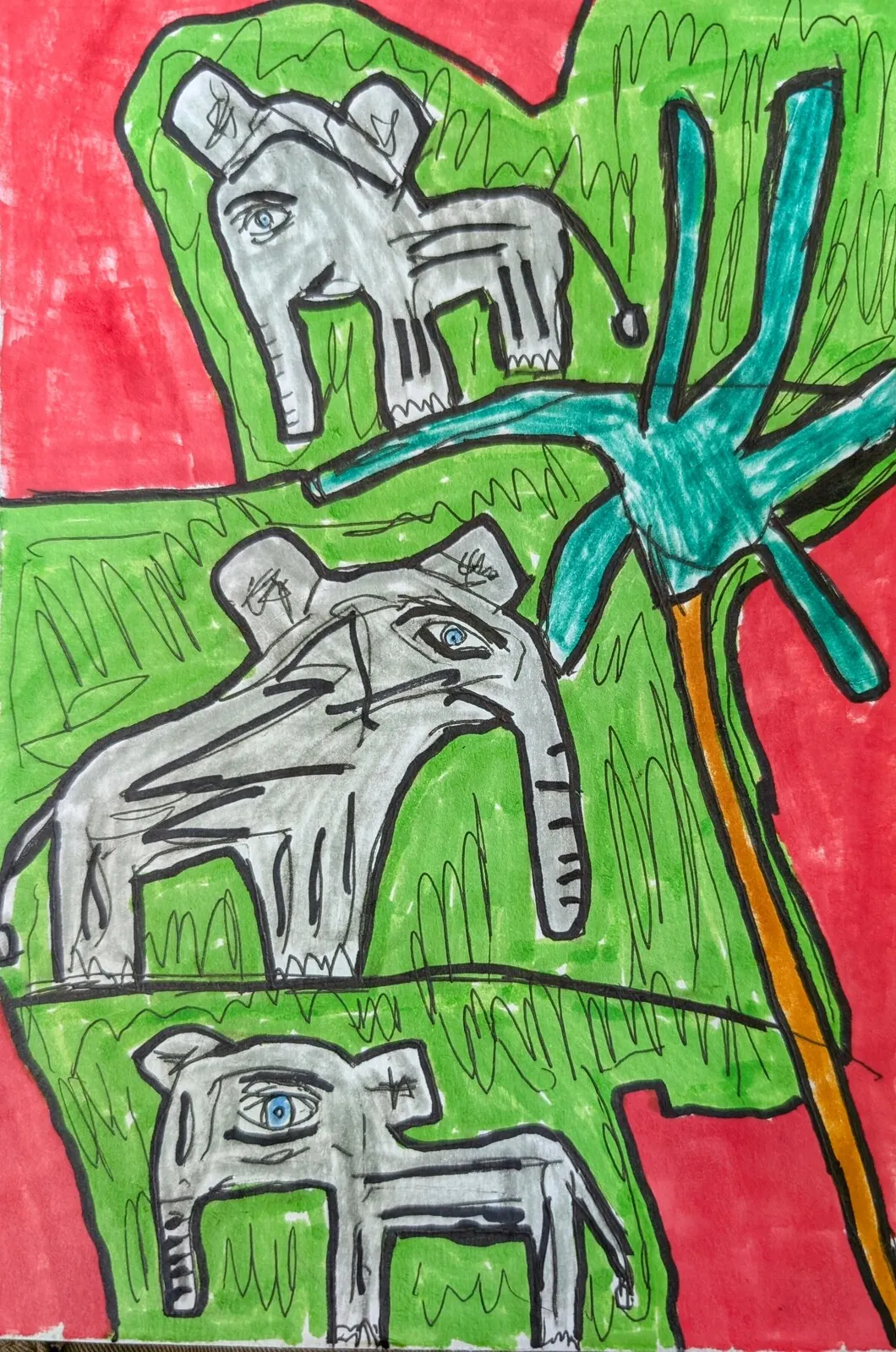 Elefater x 3 av Mikael Jonsson