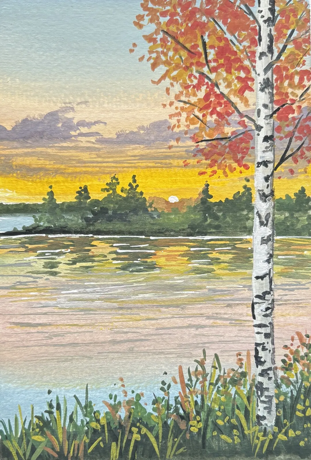 Höstens solnedgång av Sanchari Sen Sarma