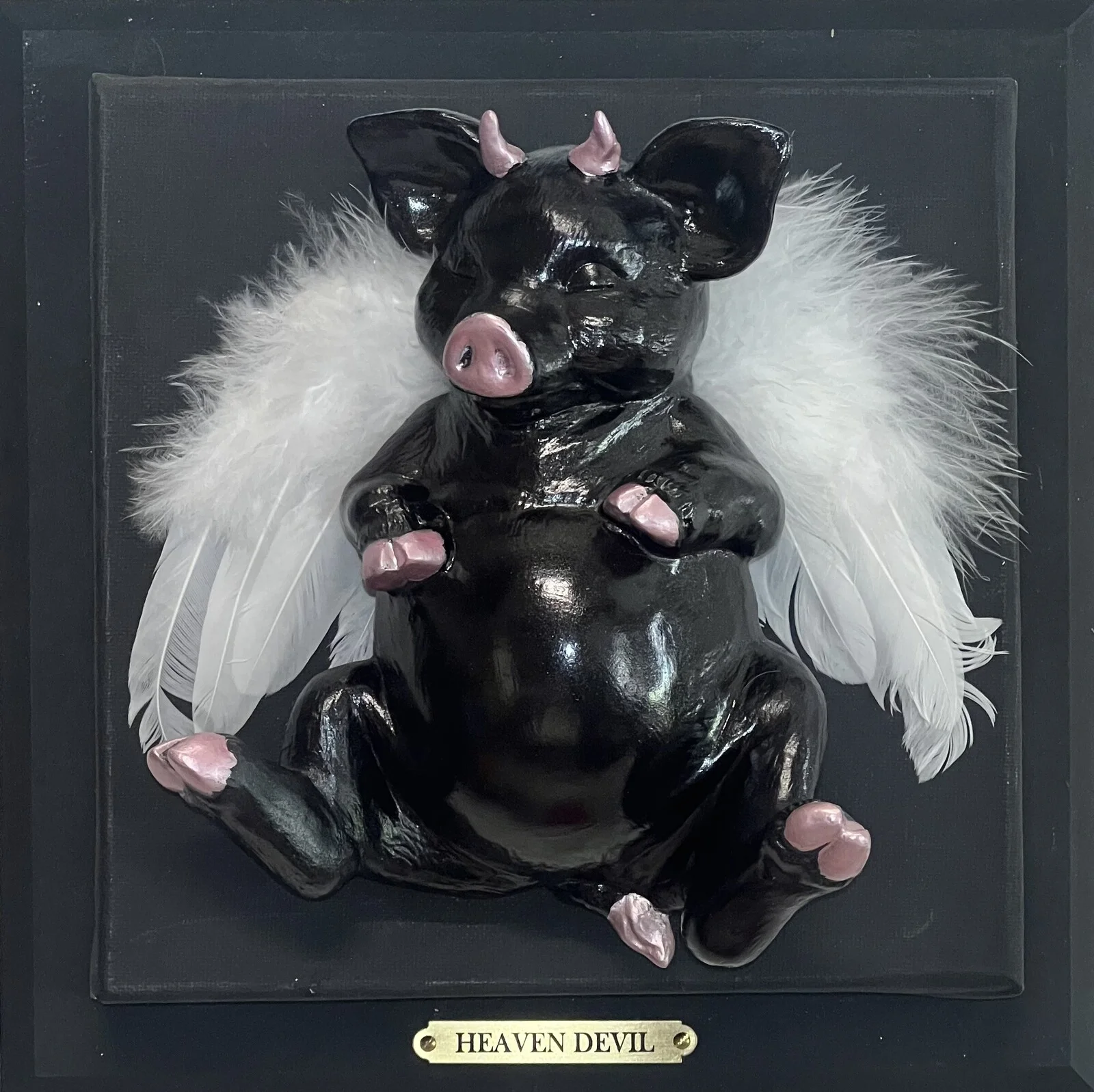 Skulptur HeavenDevil av Monique Rydberg