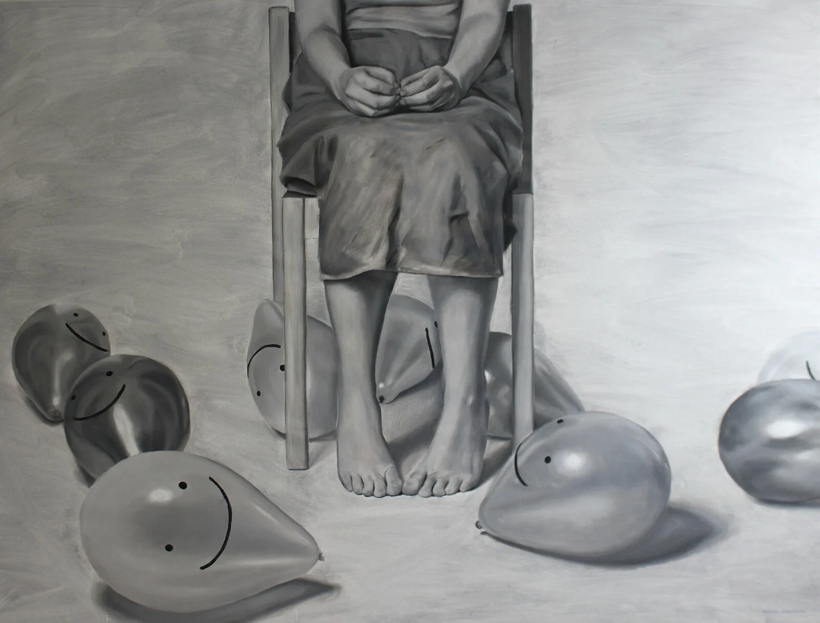 Oljemålning Födelsedagen av Mimmie Strandkvist