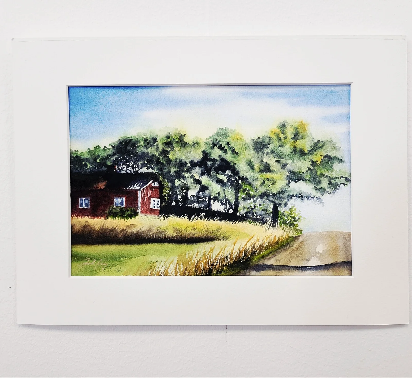 Akvarell Forgotten av Caroline Eng