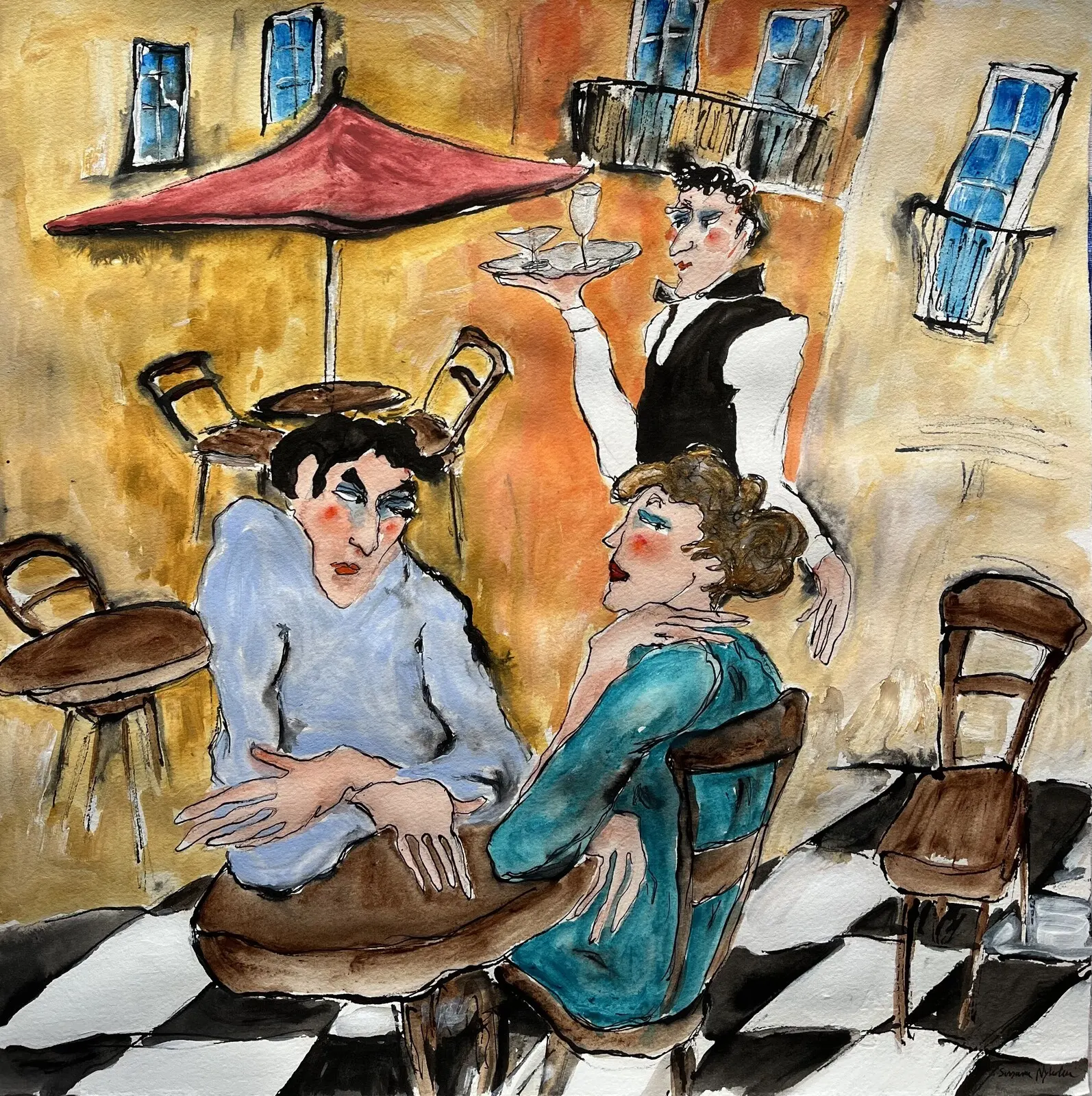 Whispers over coffee av Susanne Nyholm