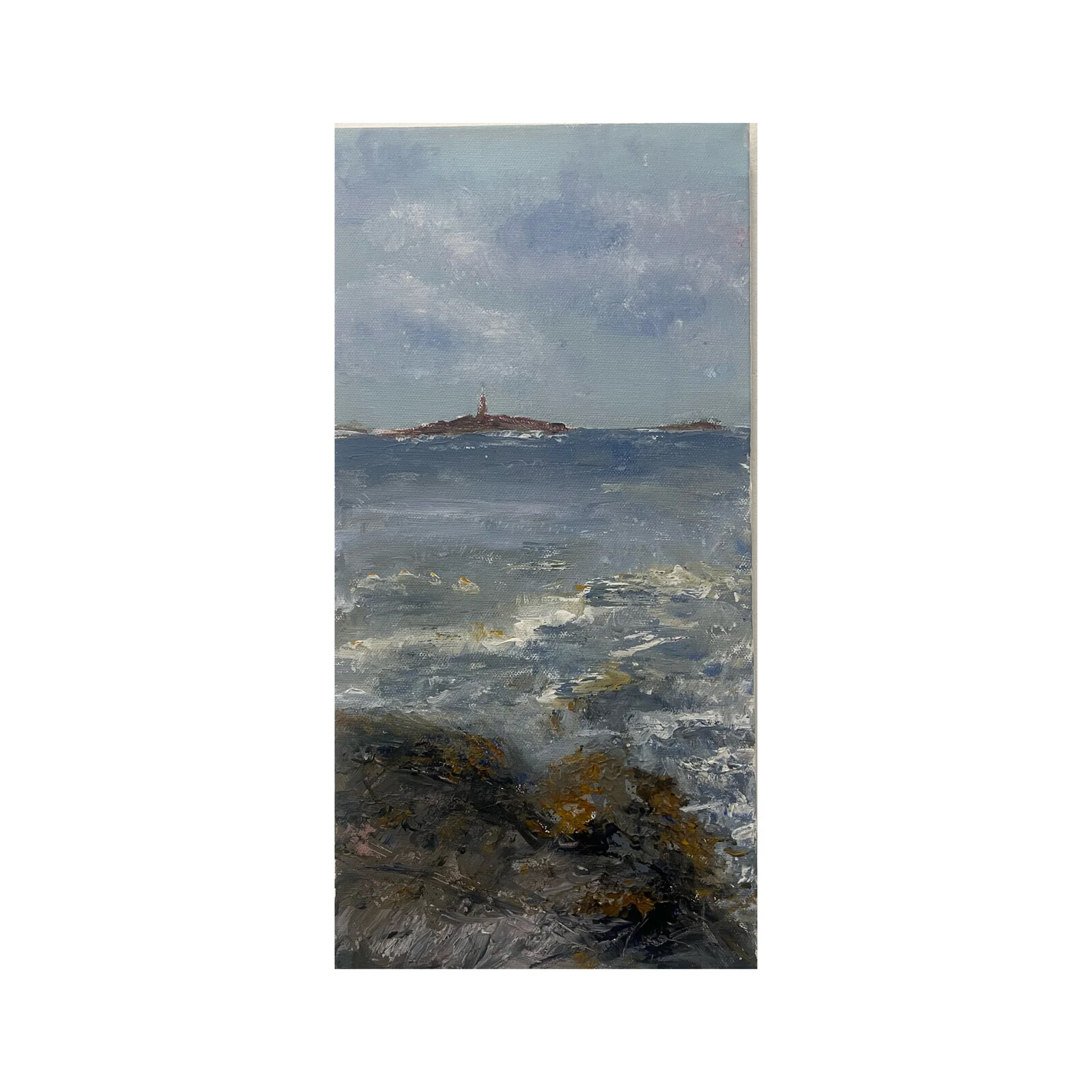 Akrylmålning Jag ska alltid gå med dig av Helen Sjöstrand