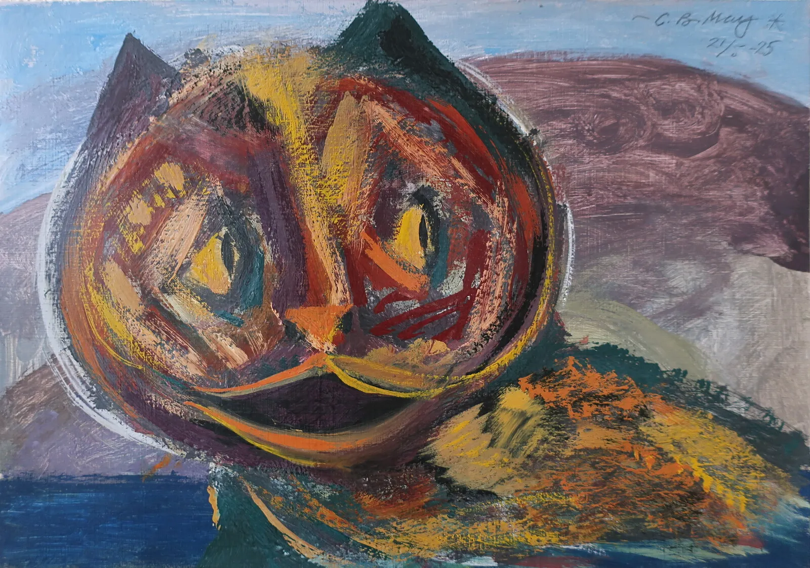 Tjabibo in Danger av Charles Benjamin May