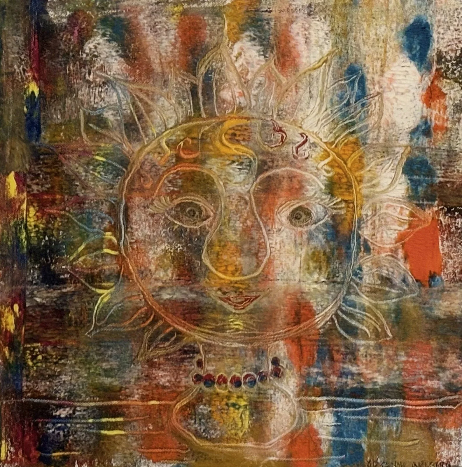 Oljemålning Vilda av Susanne Ahlberg