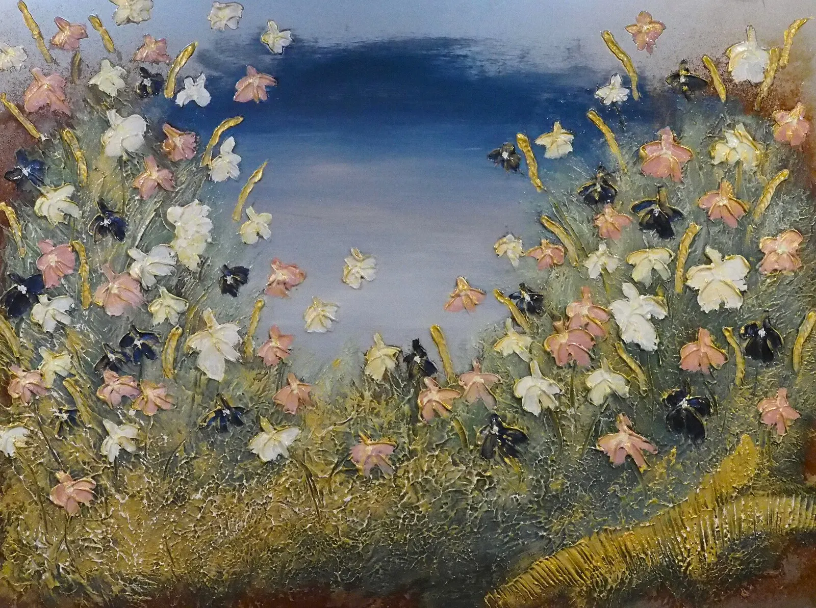 Akrylmålning Ljuv sommar av Emma Lindgren