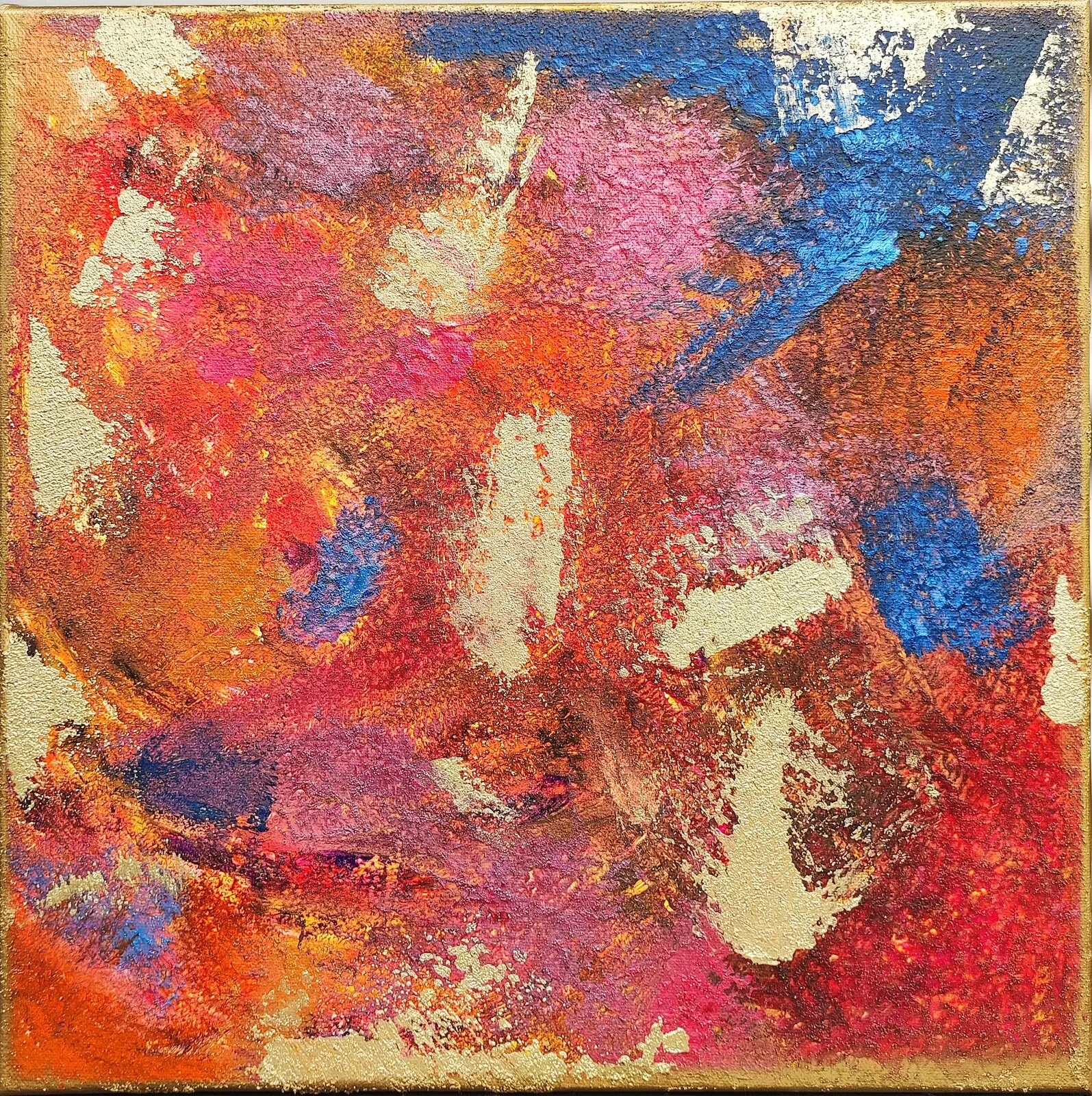 Akrylmålning 088 Pompis av Carolina Kotlinska