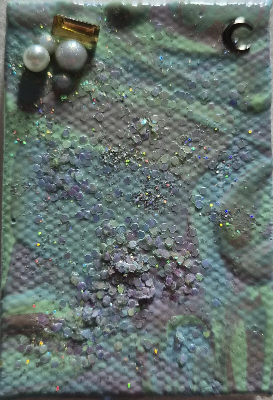 Akrylmålning Treasure av Ronja Stenbäck