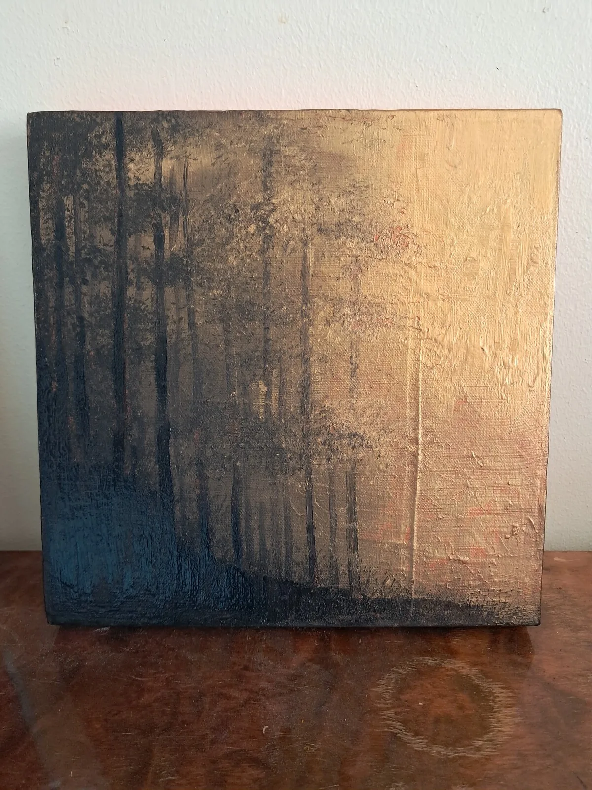 Akrylmålning Skogsbrynet av Fia Johansson